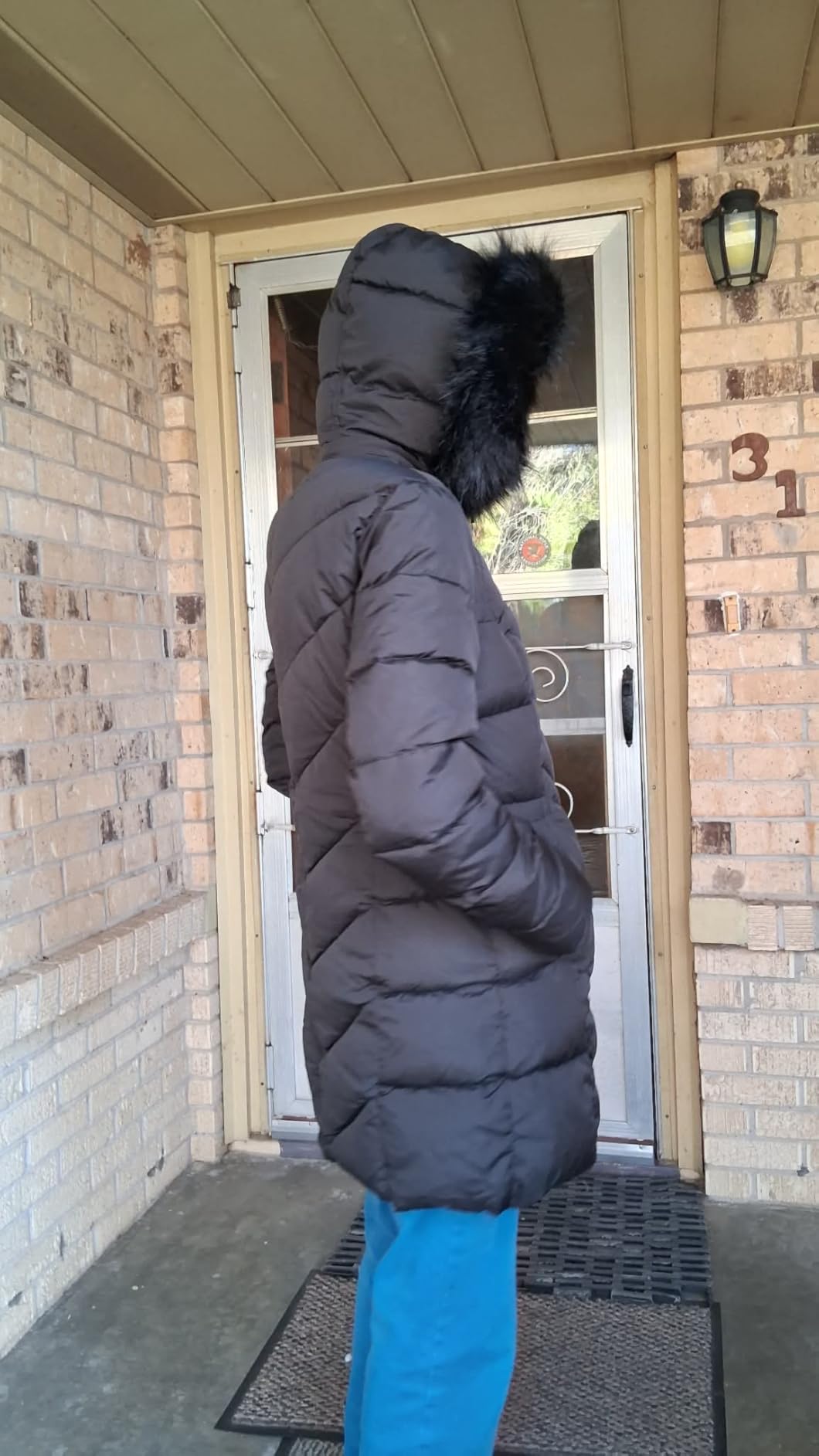 Women's Winter Warm Thicken Long Outwear Pockets Coat Parka Jacket XS-3XL customer photo 2
