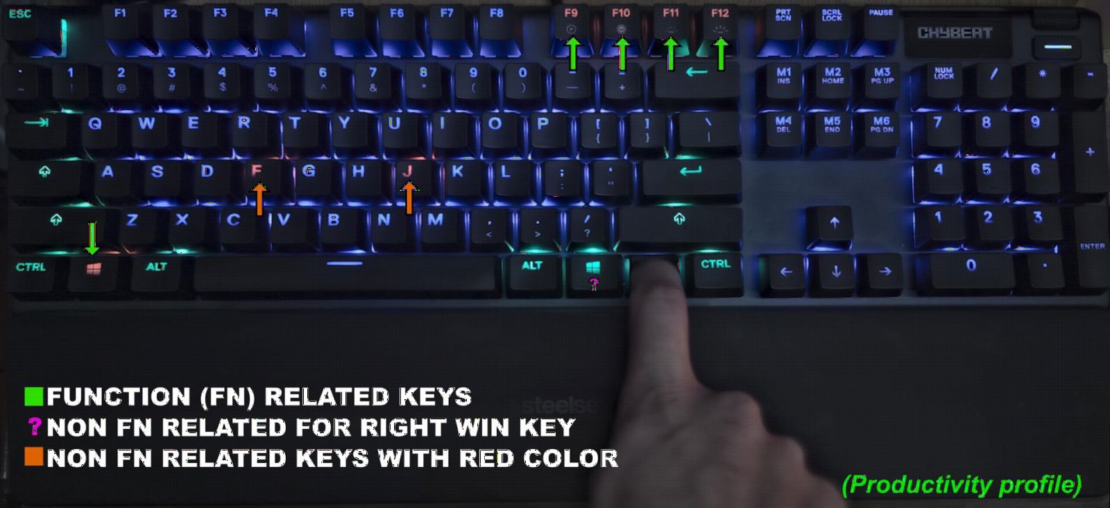 SteelSeries USB Apex 5 Hybrid Mechanical Gaming Keyboard – Per-Key RGB Illumination – Aircraft Grade Aluminum Alloy Frame – OLED Smart Display (Hybrid Blue Switch) customer photo 2