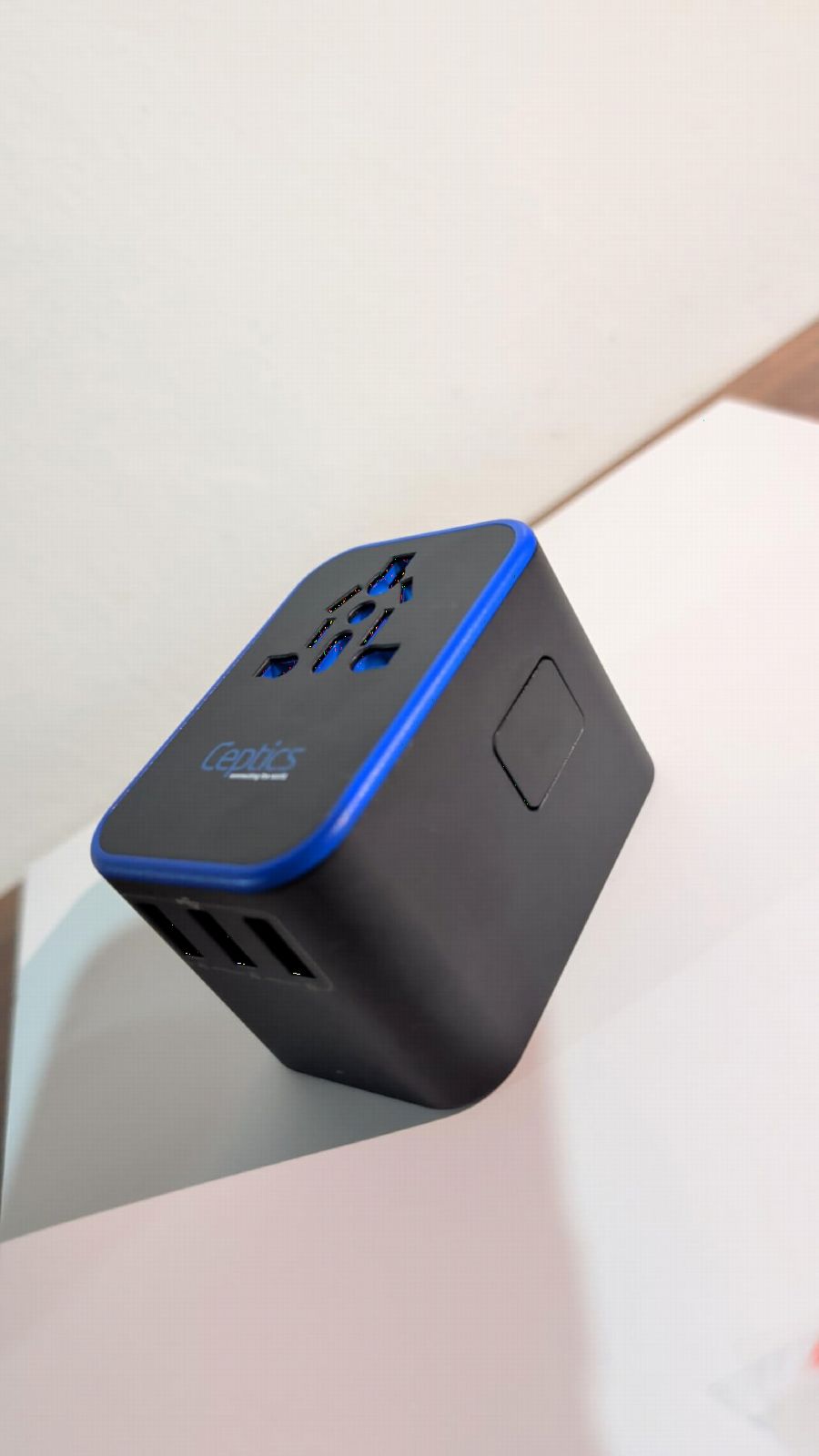 Ceptics 45W Universal Travel Adapter w/ 3 USB-A, 2 USB-C & Universal Input | International Power Adapter, Type A, C, G & I Plugs, Universal Socket for Global Compatibility, PD 45W Fast Charge customer photo 2
