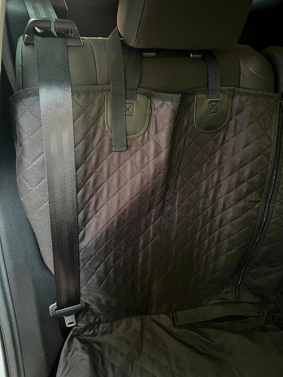 Honest Dog Car Seat Covers, Dog seat Cover with Side Flap for Cars, Trucks, and Suv's - Waterproof & Nonslip Pet Seat Cover for Backseat customer photo 1