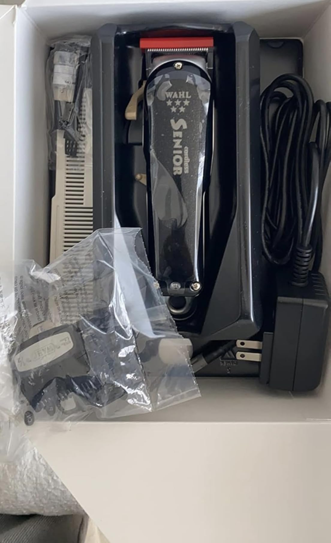 Wahl Professional 5 Star Cordless Senior Clipper, Metal, Model 08504-400 | Precision Fade Blades with Zero-Overlap 2191 Blade & Rotary Motor for Tapers & Blends, 80 Min Runtime, Lithium-Ion customer photo 1
