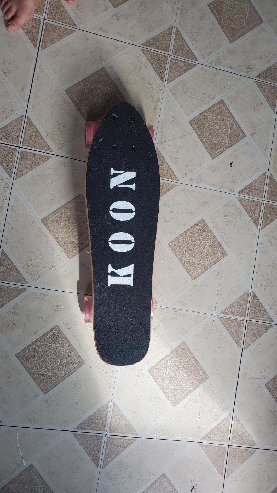 KO-ON Skateboard Complete Skateboards 22 Inch Mini Cruiser Skateboards for Beginners Kids Boys and Girls customer photo 1