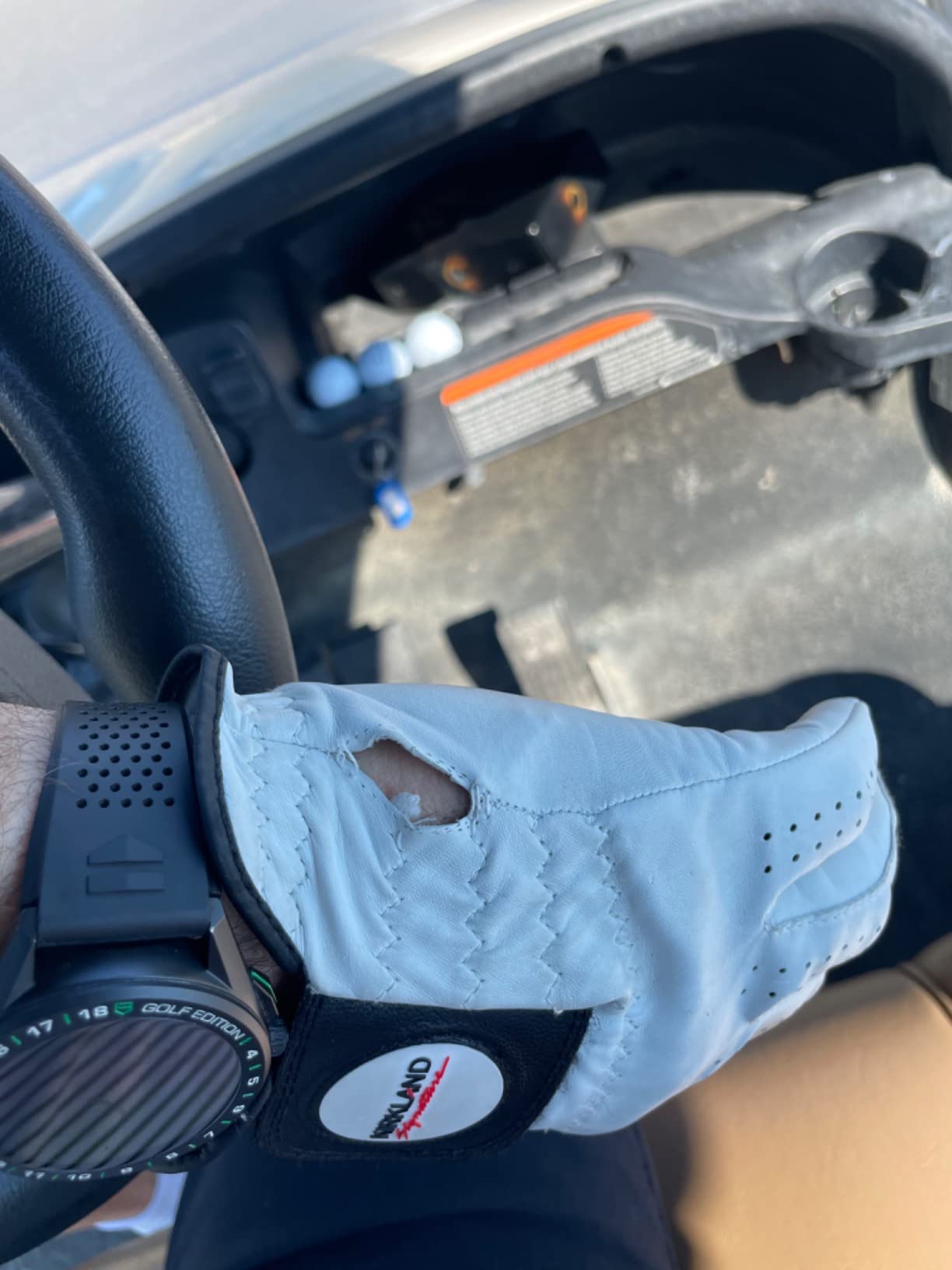 Kirkland Signature Golf Gloves Premium Cabretta Leather, Medium/Large (4 Count) customer photo 2