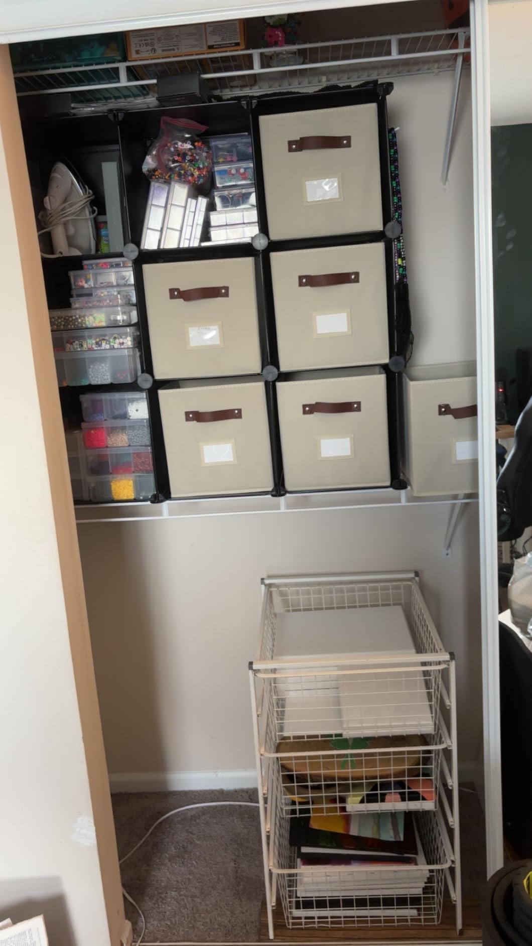HOMIDEC Closet Organizers and Storage, 9 Cube Storage Organizer, Portable Closet Organizer Cubes Shelves customer photo 2
