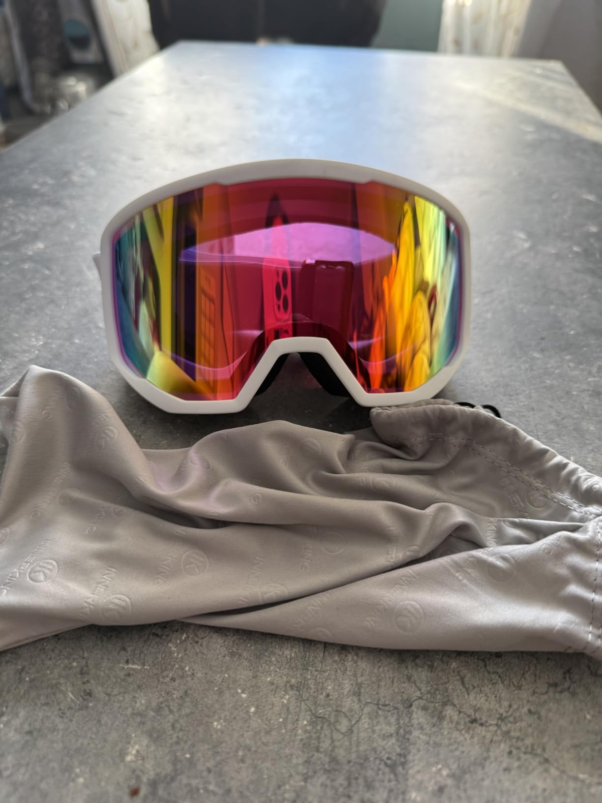 EXP VISION Ski/Snowboard Goggles for Men Women - OTG Snow Goggles Anti Fog UV Protection customer photo 1