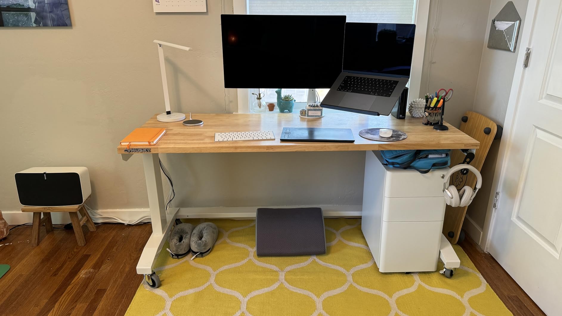 PAMO Cable Management Under Desk for Easy mounting Under-Table I Set of 2 - with 10X Cable Ties I Desk Organizer for Office/Home Office Table Thoughtful Cable Tray Holder customer photo 2
