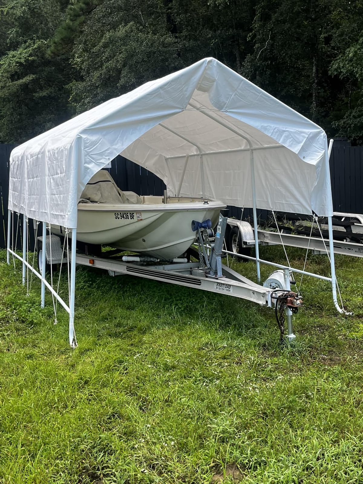 GUARD SHIELD Heavy Duty Tarp 12x16 Feet Green Multi Purpose Thick Waterproof Poly Tarp Cover 10mil customer photo 2