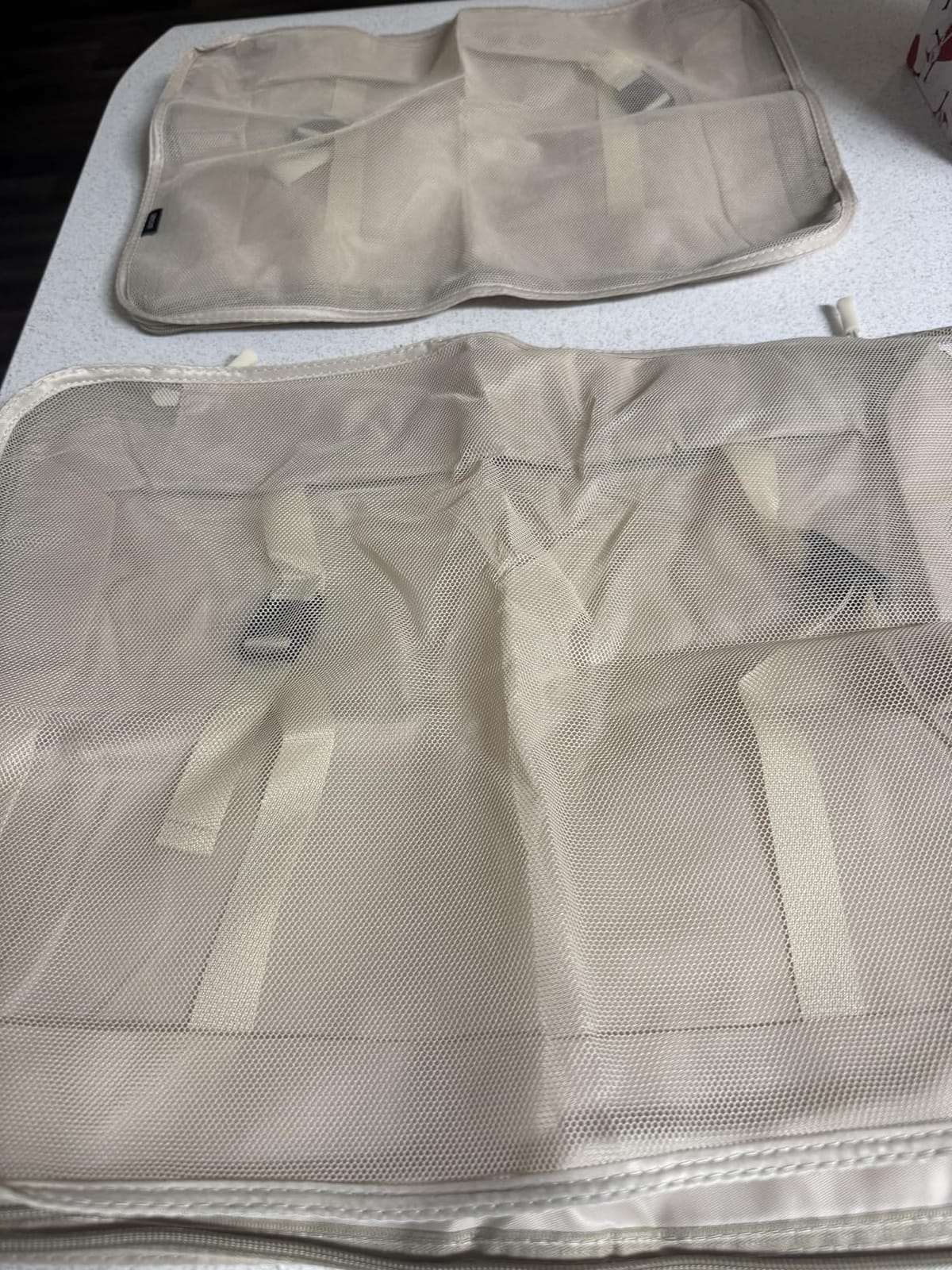 BAGAIL 8 Set Packing Cubes Luggage Packing Organizers for Travel Accessories - Cream customer photo 2
