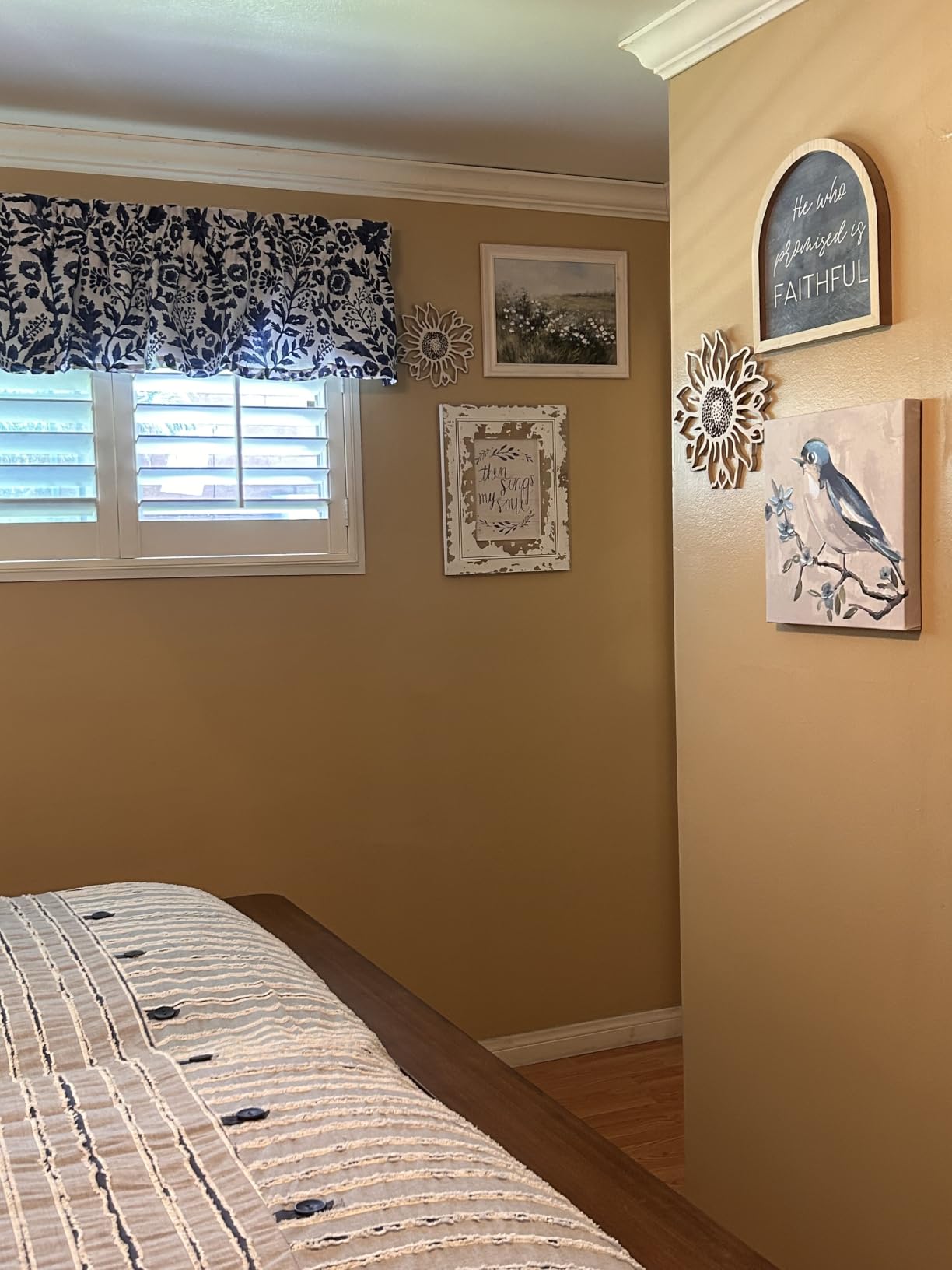 DriftAway Julia Lined Valance Double Layer Thermal Insulated Room Darkening Blackout Valances 3 Inch Rod Pocket Window Valance for Bathroom Living Room 52 Inch by 14 Inch Navy customer photo 2