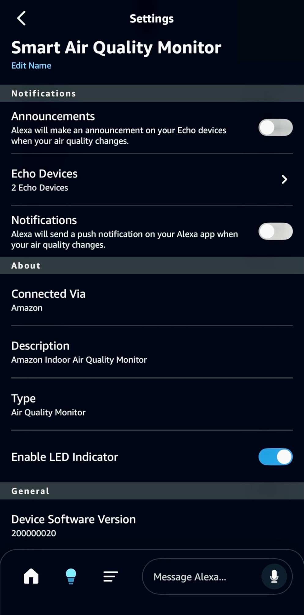 Amazon Smart Air Quality Monitor, Detects temperature, humidity, carbon monoxide, PM2.5 and VOCs, Get notifications when air quality drops, Works with Alexa customer photo 2