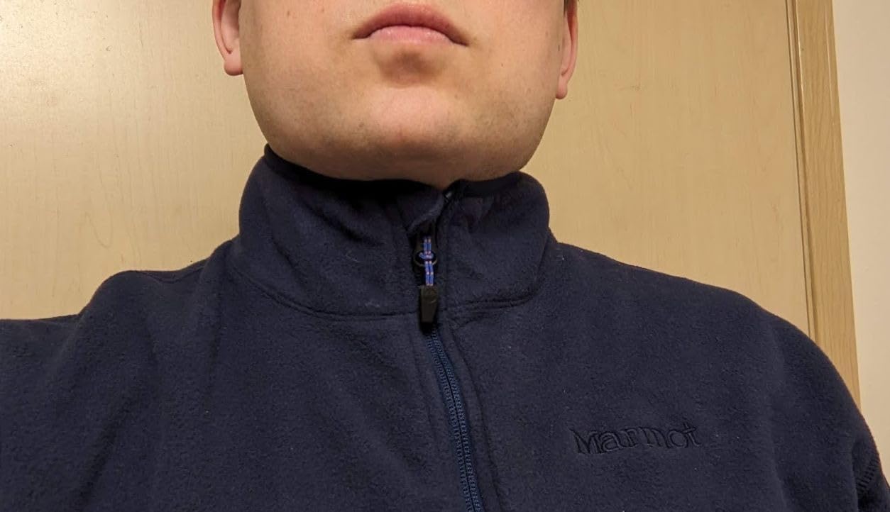 MARMOT Men's Rocklin Full-Zip Jacket - Classic, Warm, Lightweight 100-Weight Fleece Layer customer photo 2