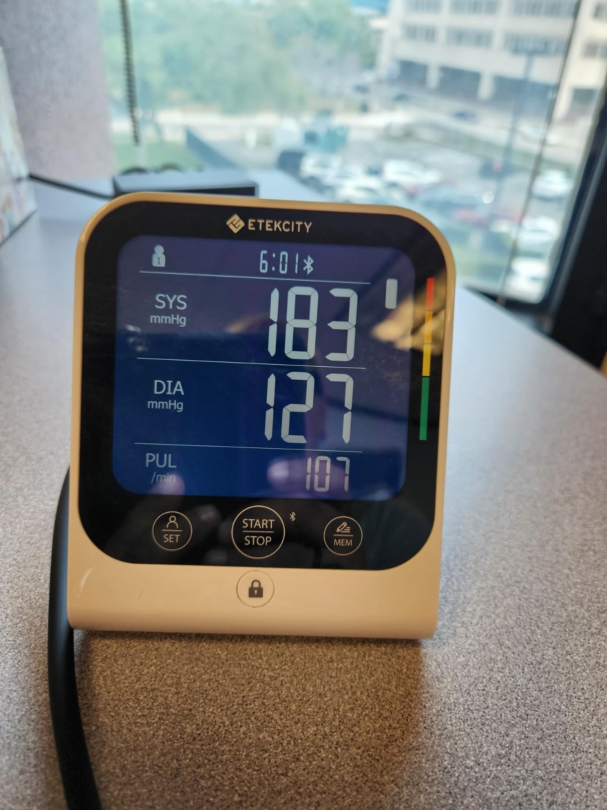 Etekcity Bluetooth Blood Pressure Monitor, FSA-HSA Eligible, Smart Upper Arm Automatic BP Machine with App, Wide Cuff 8.6