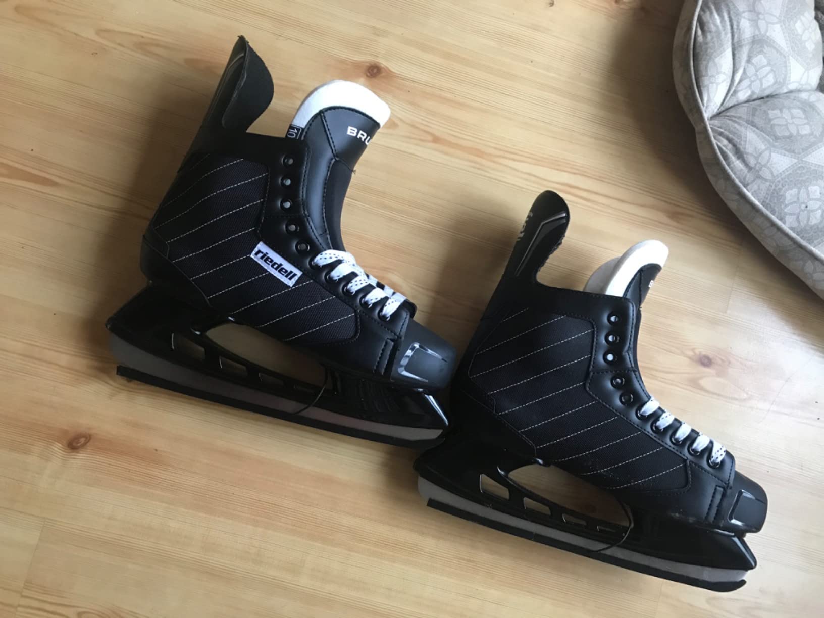 Riedell Bruin Ice Hockey Skates for Men and Women | Rugged Foam-Padded Uppers and Stainless Steel Blades customer photo 1