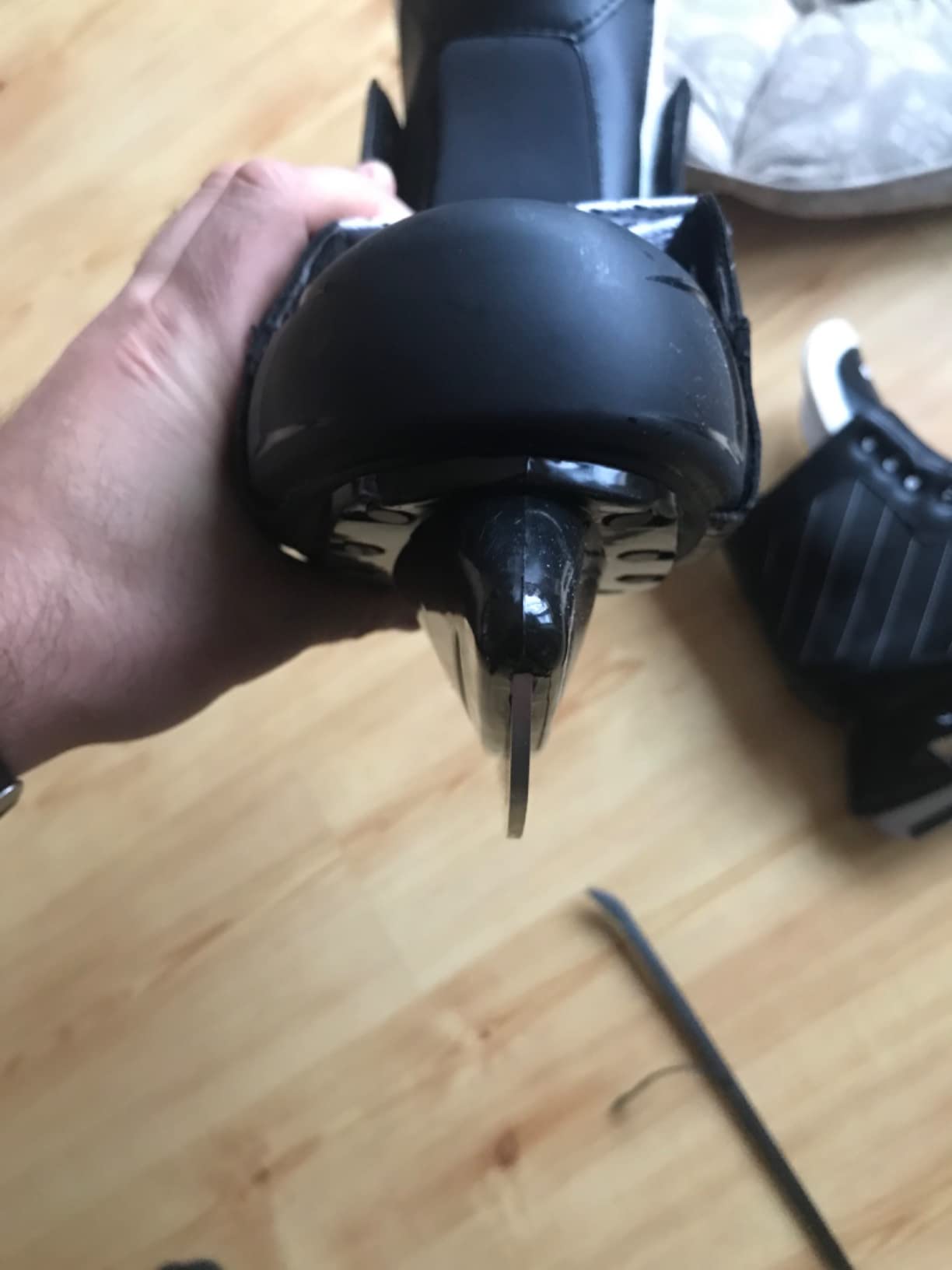 Riedell Bruin Ice Hockey Skates for Men and Women | Rugged Foam-Padded Uppers and Stainless Steel Blades customer photo 2