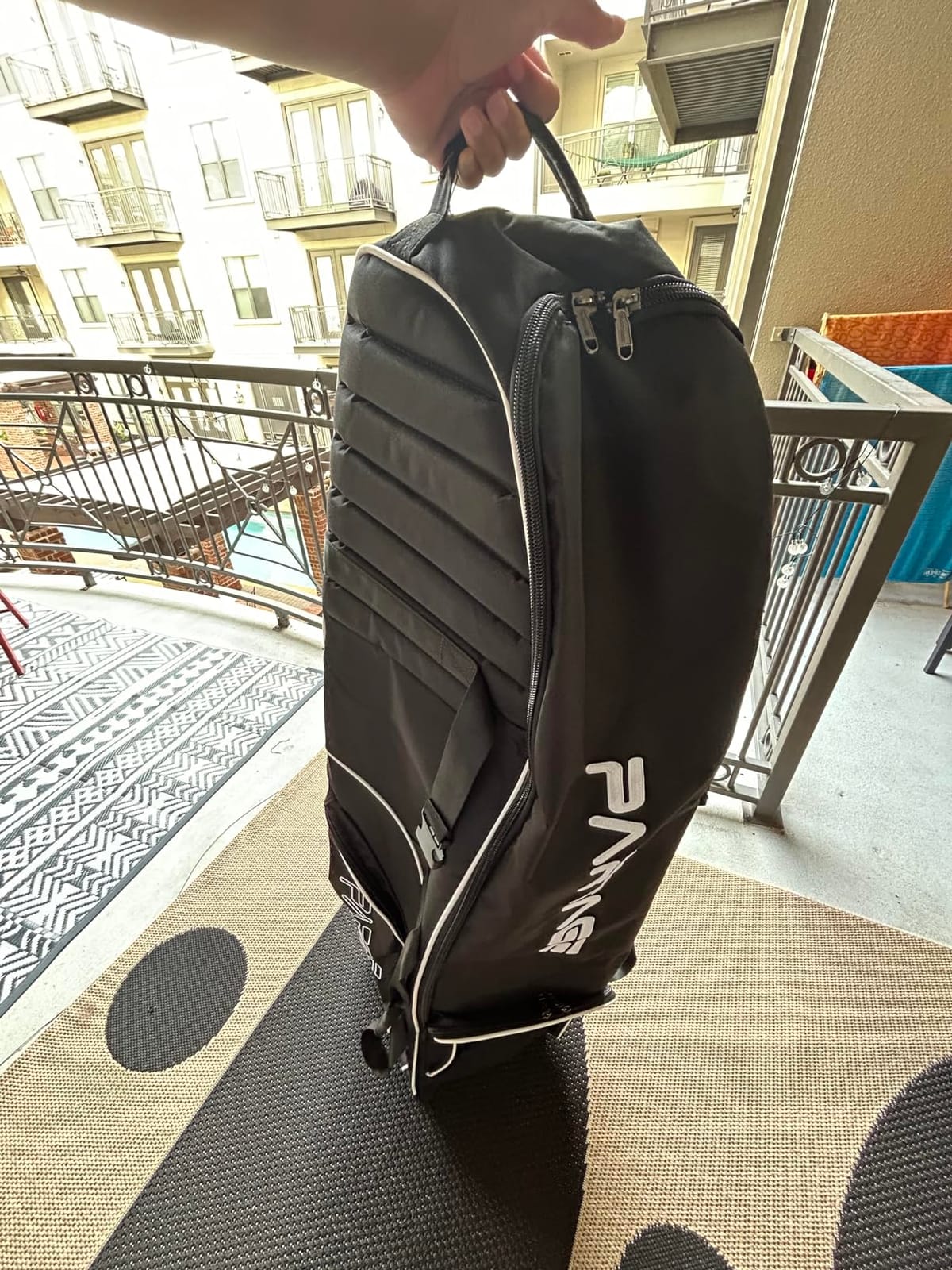 Partage Golf Travel Bag with Wheels, Airline Travel Case, 900D Oxford customer photo 2