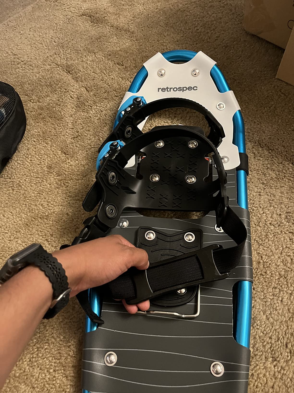 Retrospec Drifter Snowshoes for Women & Men - Lightweight Aluminum Frame Snow Shoes with Double Ratchet Binding System customer photo 1