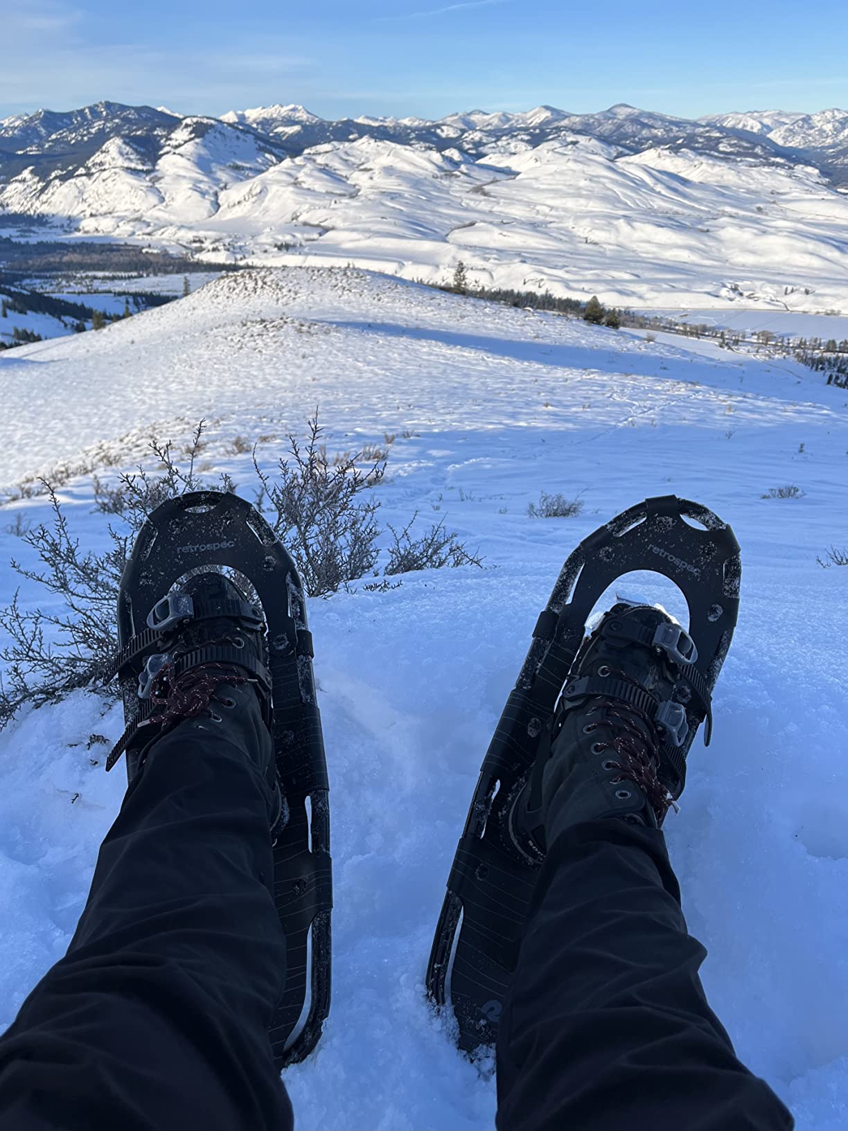 Retrospec Drifter Snowshoes for Women & Men - Lightweight Aluminum Frame Snow Shoes with Double Ratchet Binding System customer photo 2