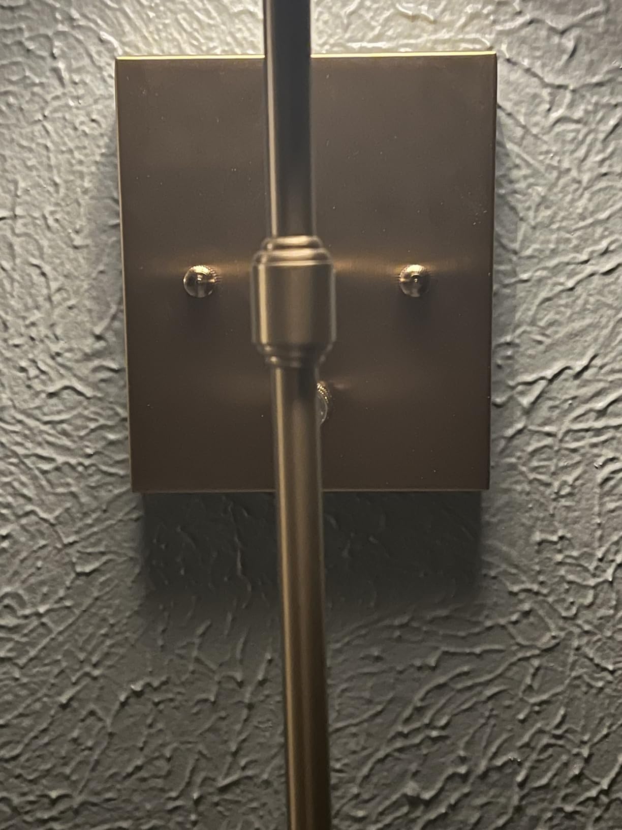Dimmable Wall Sconces Set of Two, Plug in Wall Sconces White Fabric Shade, Wall Lamp for Bedroom, Living room, Plug in Wall Light Sconces Wall Decor Set of 2, LED Bulbs Included, Antique Brass customer photo 2