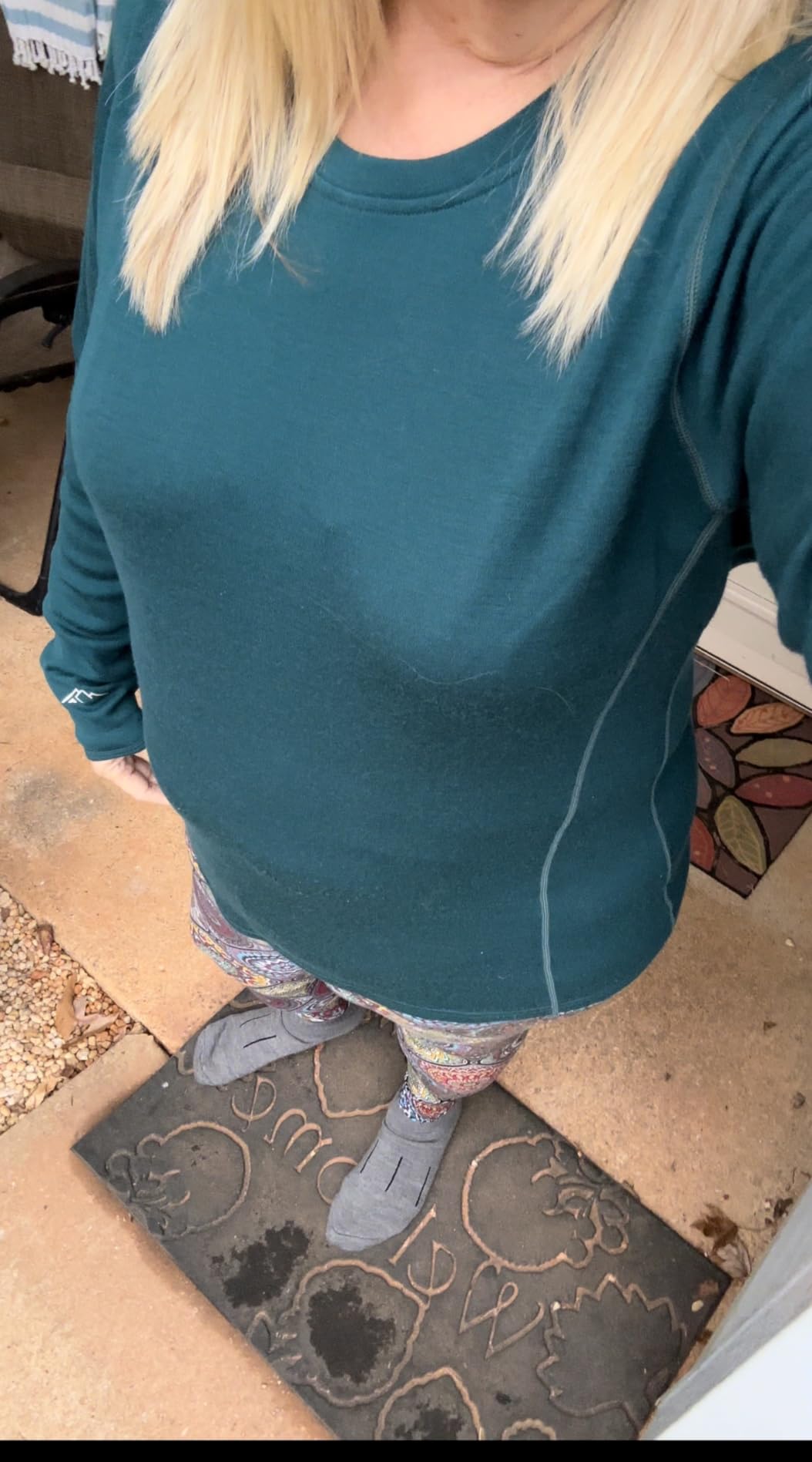 Merino.tech Merino Wool Base Layer Women - 100% Merino Wool Heavyweight, Midweight, Lite Long Sleeve Thermal Shirt and Socks customer photo 1