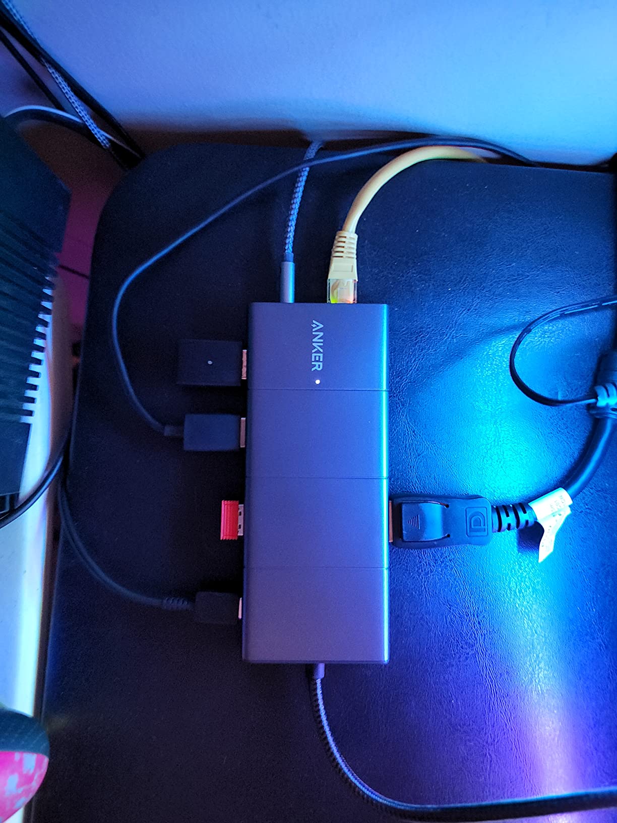 Anker USB C Hub, 11-in-1 Docking Station Dual Monitor, 10 Gbps USB-C and USB-A Data Ports, 4K HDMI and DisplayPort, 85W Power Delivery, 2 Data Ports, Ethernet, for XPS customer photo 2