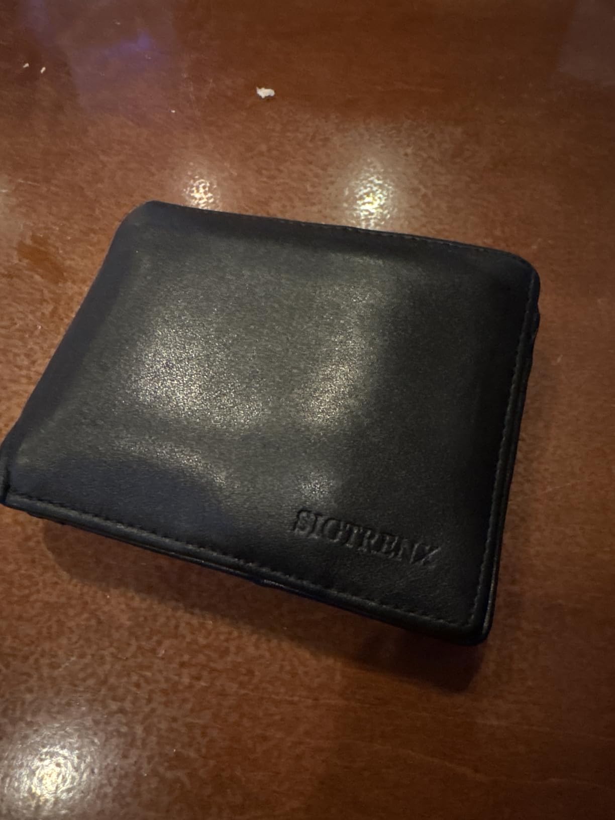 Leather Wallets for Men, Genuine Leather Mens Wallets Bifold Rfid Blocking with 2 ID Windows customer photo 1