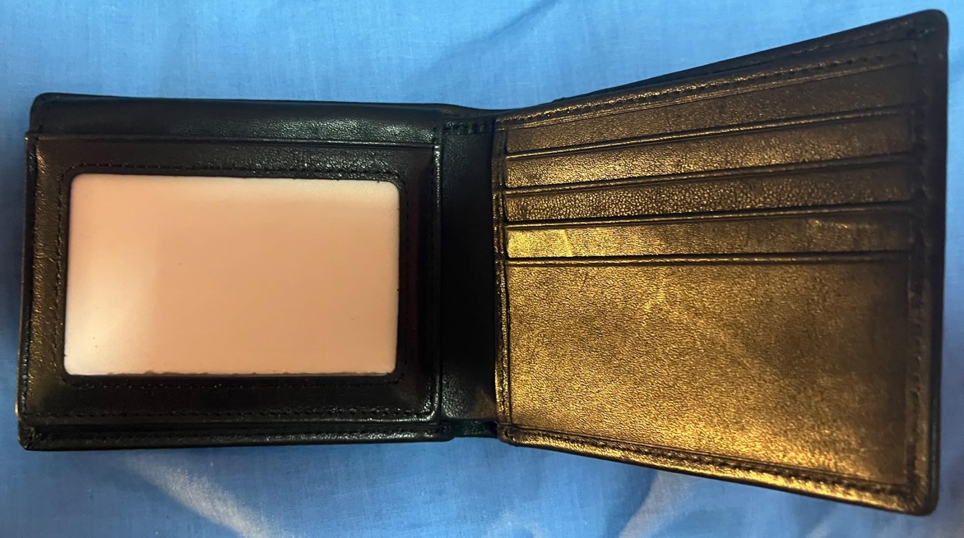 Leather Wallets for Men, Genuine Leather Mens Wallets Bifold Rfid Blocking with 2 ID Windows customer photo 2