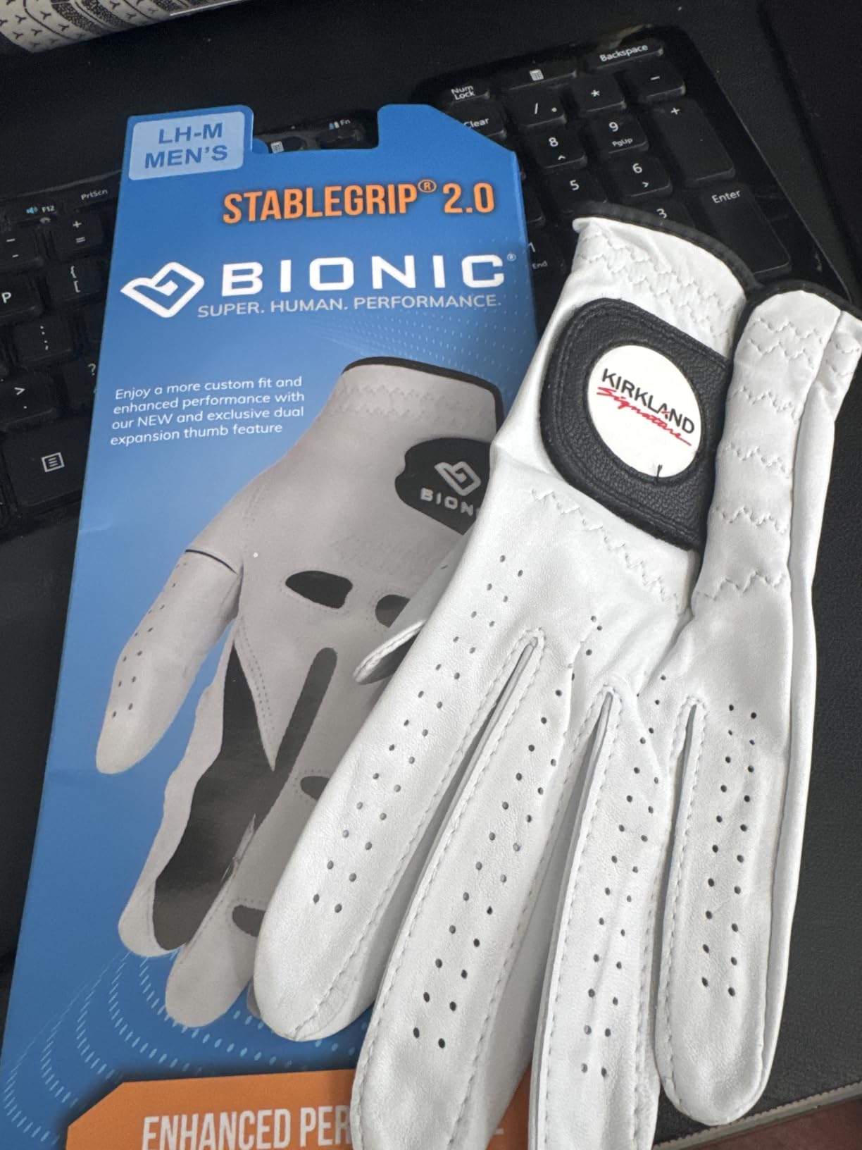 Bionic Men's StableGrip 2.0 Golf Glove Made from Premium Cabretta Leather customer photo 2