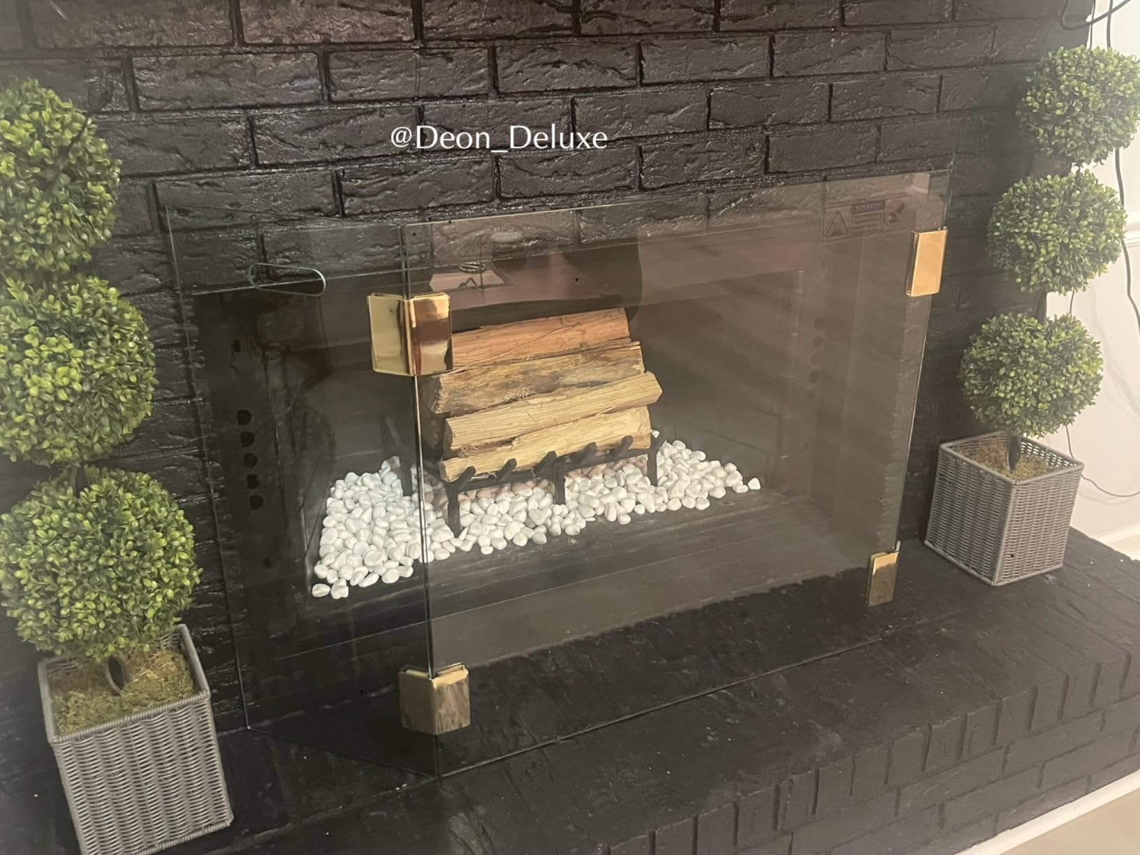 20 Inch Fireplace Grate, Heavy Duty Cast Iron Fireplace Log Holder | Fire Wood Racks Versatile for Fire Pit,Stove,Indoor Hearth,0utdoor Use. Fireplace Rack Solid Steel Construction customer photo 2