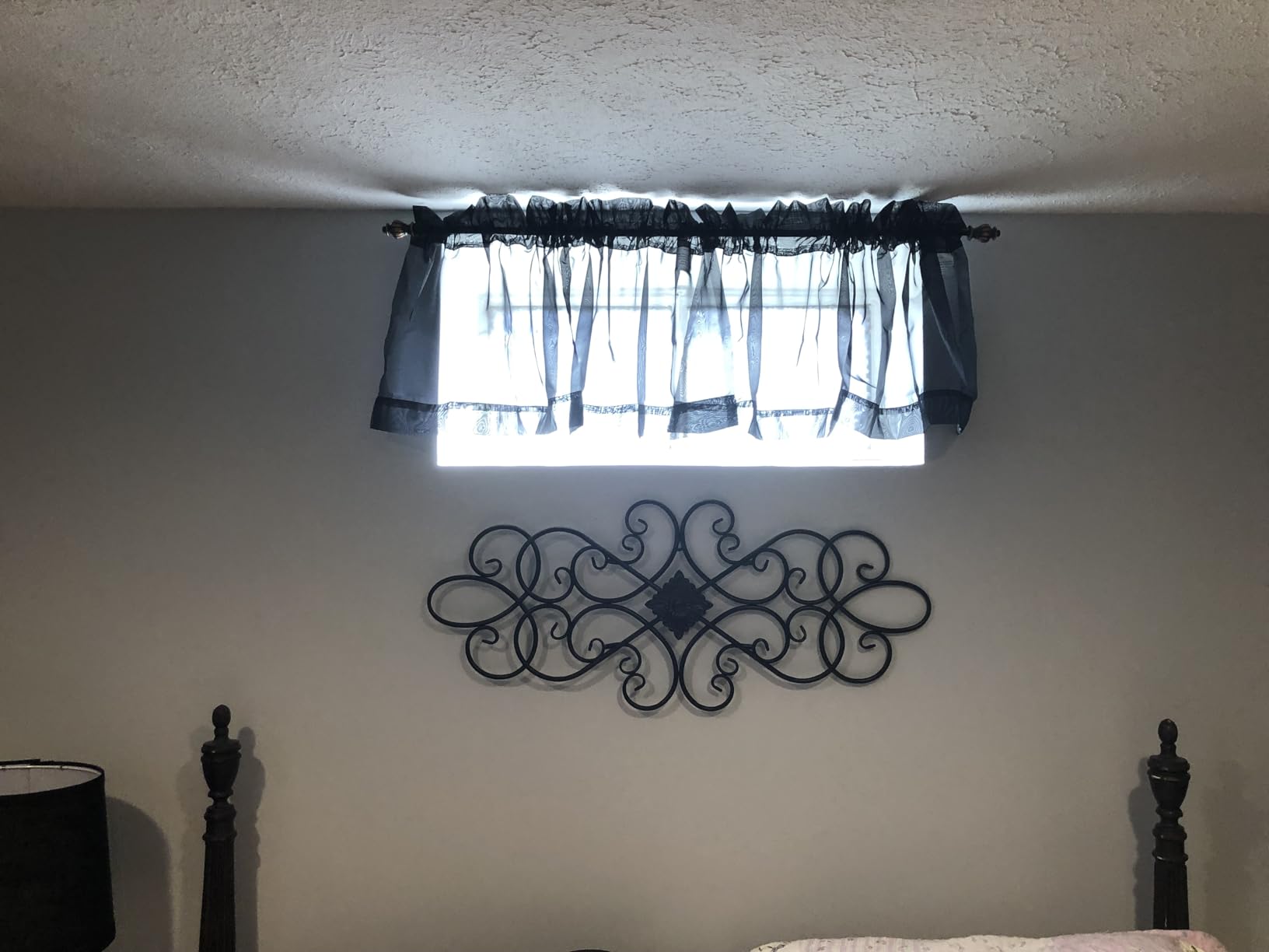 Sintosin Black Wrought Iron Wall Decor 32