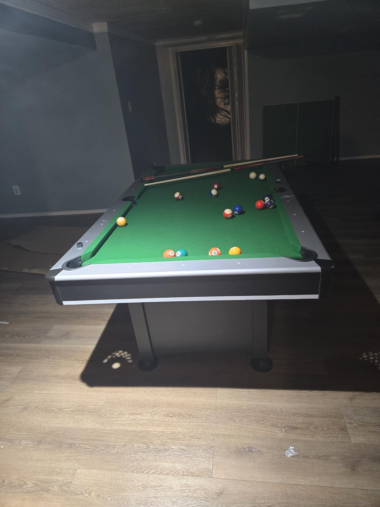RACK Scorpius 7-Foot Multi-Game Pool Table - Full-Size Billiards with Table Tennis Top customer photo 1