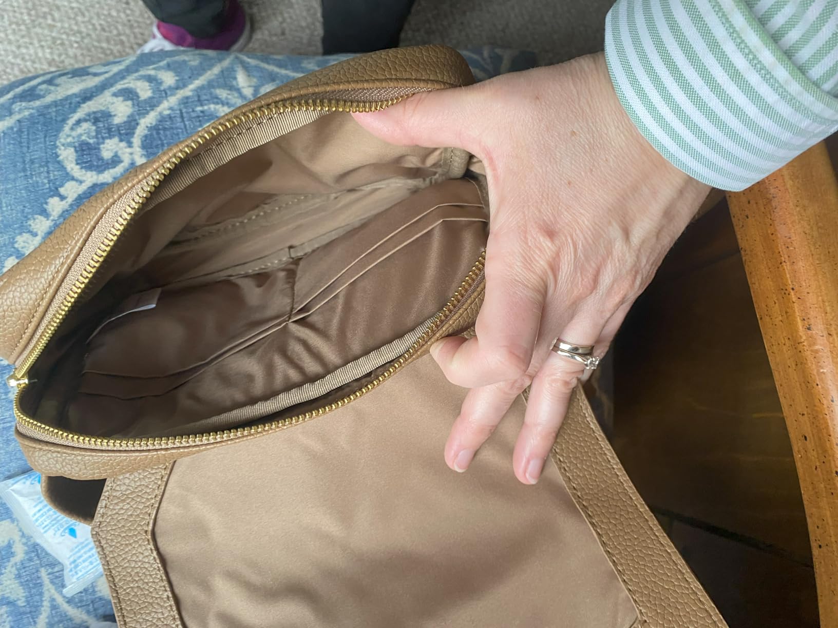 Freshly Picked Classic Park Pack Belt Bag, Fanny Packs for Women, Wear as a Waist Bag or Crossbody (Cognac) customer photo 2