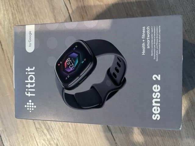 Fitbit Sense 2 Health and Fitness Smartwatch - Lunar White/Platinum | with Stress and Sleep Tools - 3-Month Google Health Premium Membership Included - ECG App, SpO2, 24/7 Heart Rate, and GPS customer photo 1