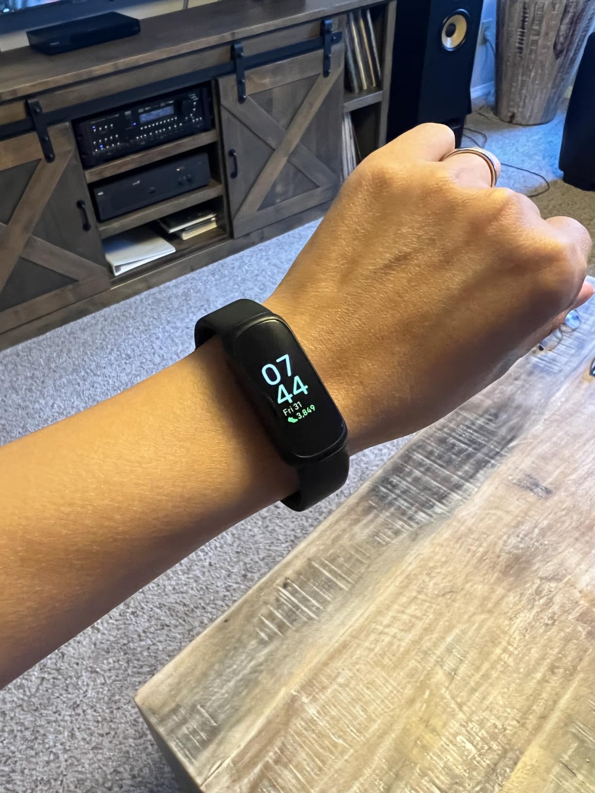 Google Fitbit Inspire 3 - Midnight Zen/Black - Small and Large Bands | Stress management, sleep tracking, 24/7 heart rate, 3-month Google Health Premium membership included customer photo 1