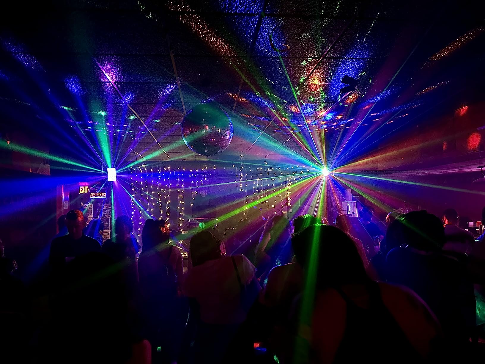Party Lights Dj Disco Ball Light with Pattern Projection and Sound Activated, Buclhoz RGB Colored Strobe Stage Lighting for Parties Indoor Dance Birthday Rave Bar Karaoke Christmas Wedding Show Club customer photo 1