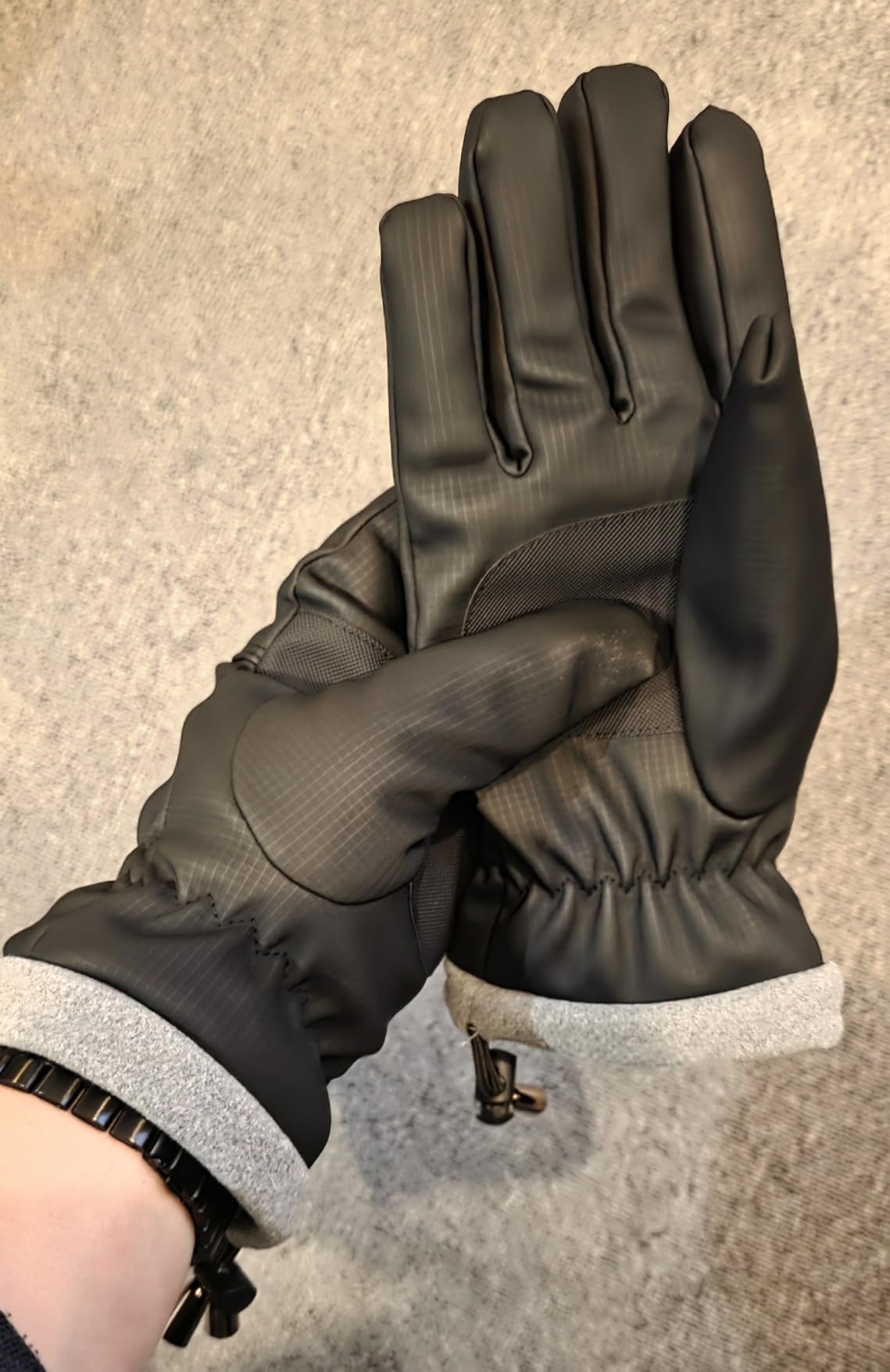Winter Waterproof Ski Gloves Men Women, Snow Warm Cycling Cold Weather, Driving Biking Running customer photo 1