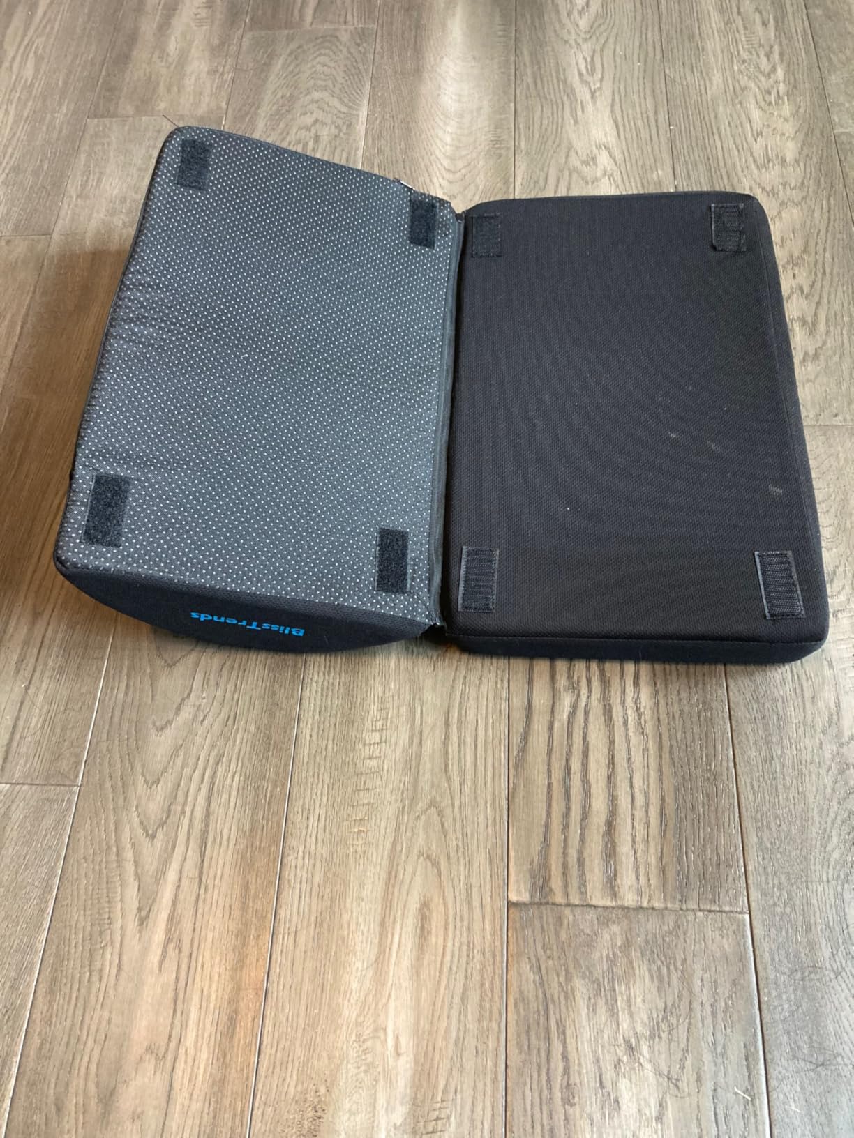 BlissTrends Foot Rest for Under Desk at Work-Versatile Foot Stool with Washable Cover-Comfortable Footrest with 2 Adjustable Heights for Car,Home and Office to Relieve Back,Lumbar,Knee Pain-Black customer photo 1