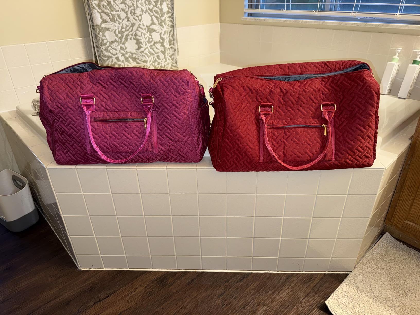 Duffle Bag for Travel, Weekender Bag with Shoe Compartment, Carry On Overnight Bag for Women with Toiletry Bag, Gym Bag with Wet Pocket, Hospital Bags for Labor and Delivery customer photo 1
