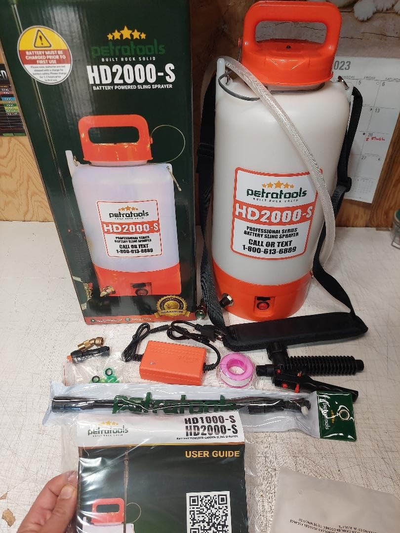 PetraTools Battery Powered Sprayer 2 Gallon - HD2000-S customer photo 1
