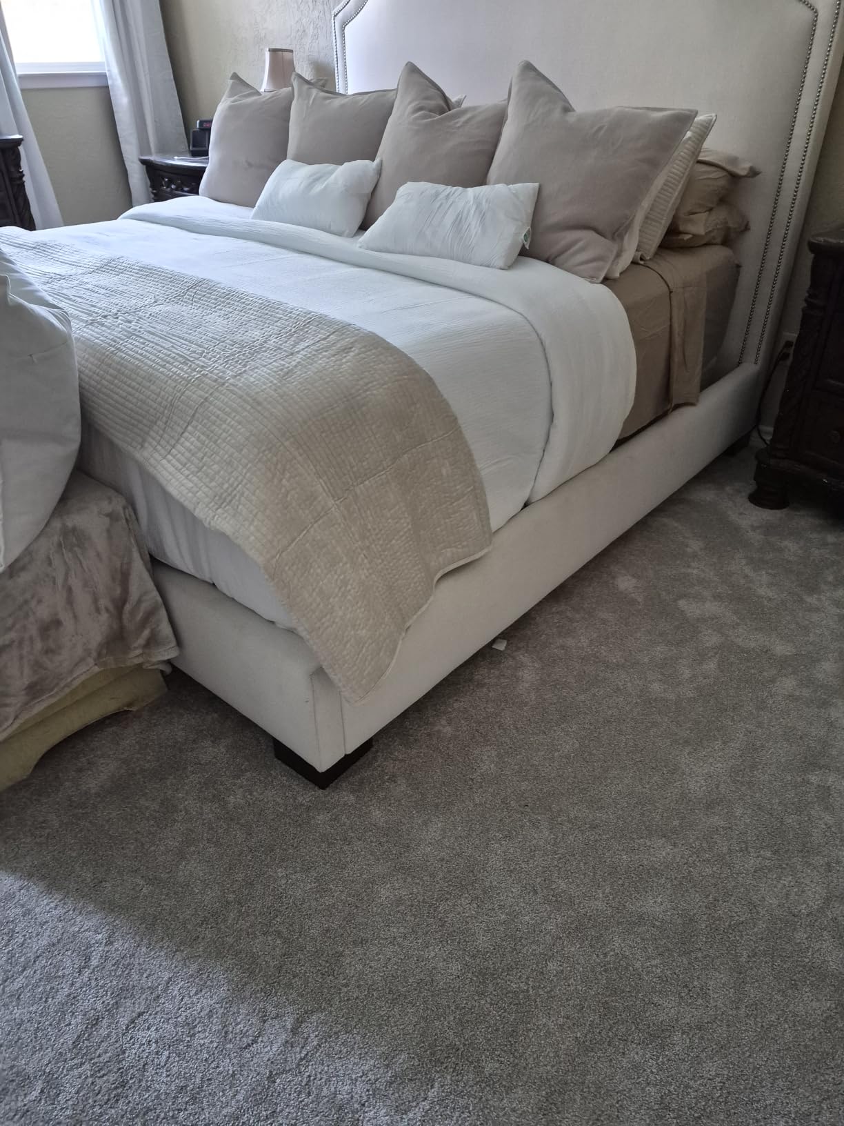 Bedsure PureWoven 3 Pieces 100% Cotton Waffle Duvet Cover Set, Queen, Linen | Waffle Weave Texture, Soft, Skin-Friendly, Breathable, All-Season, Machine Washable, Home Decor Gift, Good Housekeeping Seal customer photo 1
