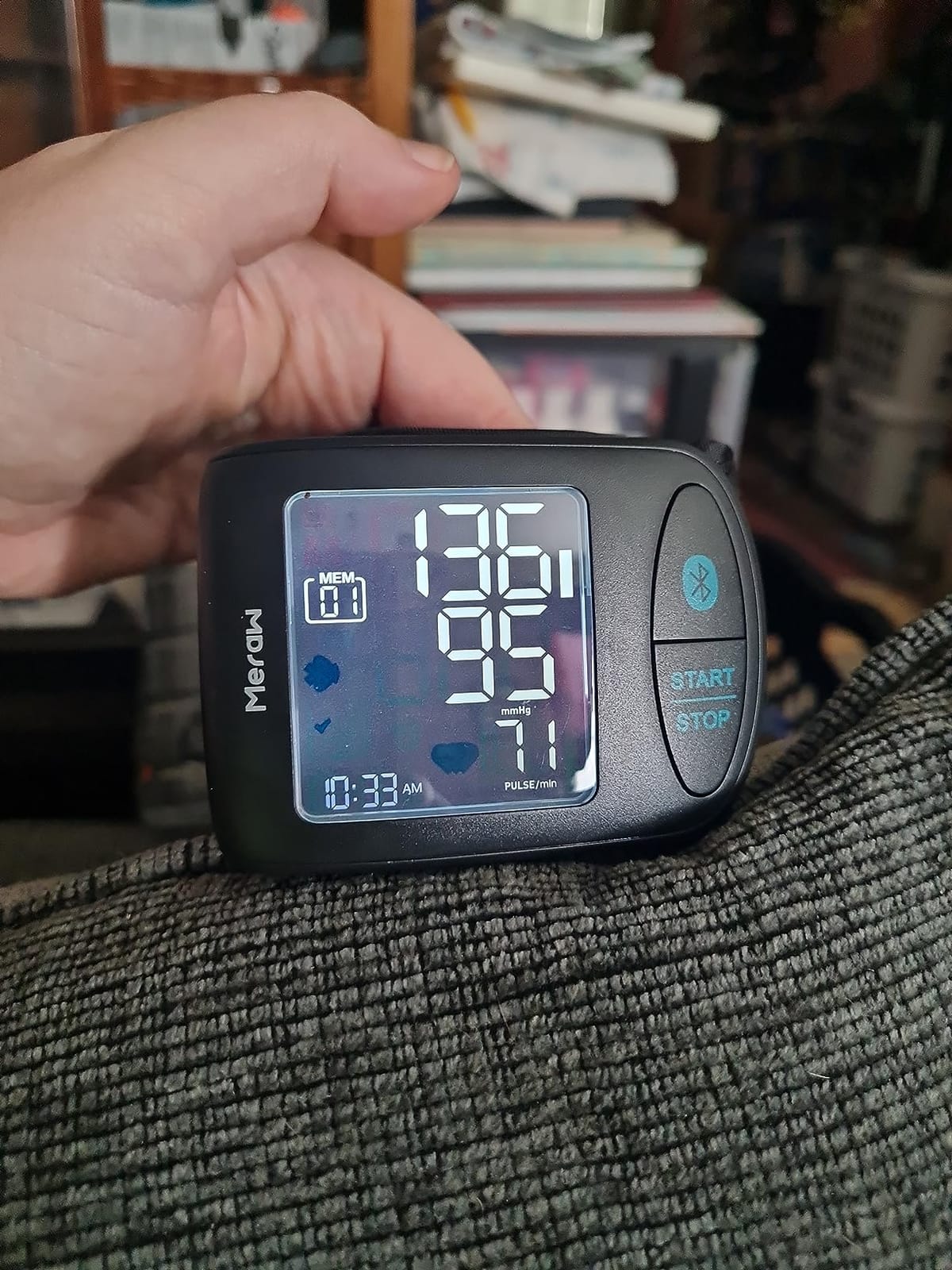 Meraw Blood Pressure Monitor Adult Cuff, Blood Pressure Cuff Monitor Wrist, Blood Pressure Machine Home Use 5.3-8.5