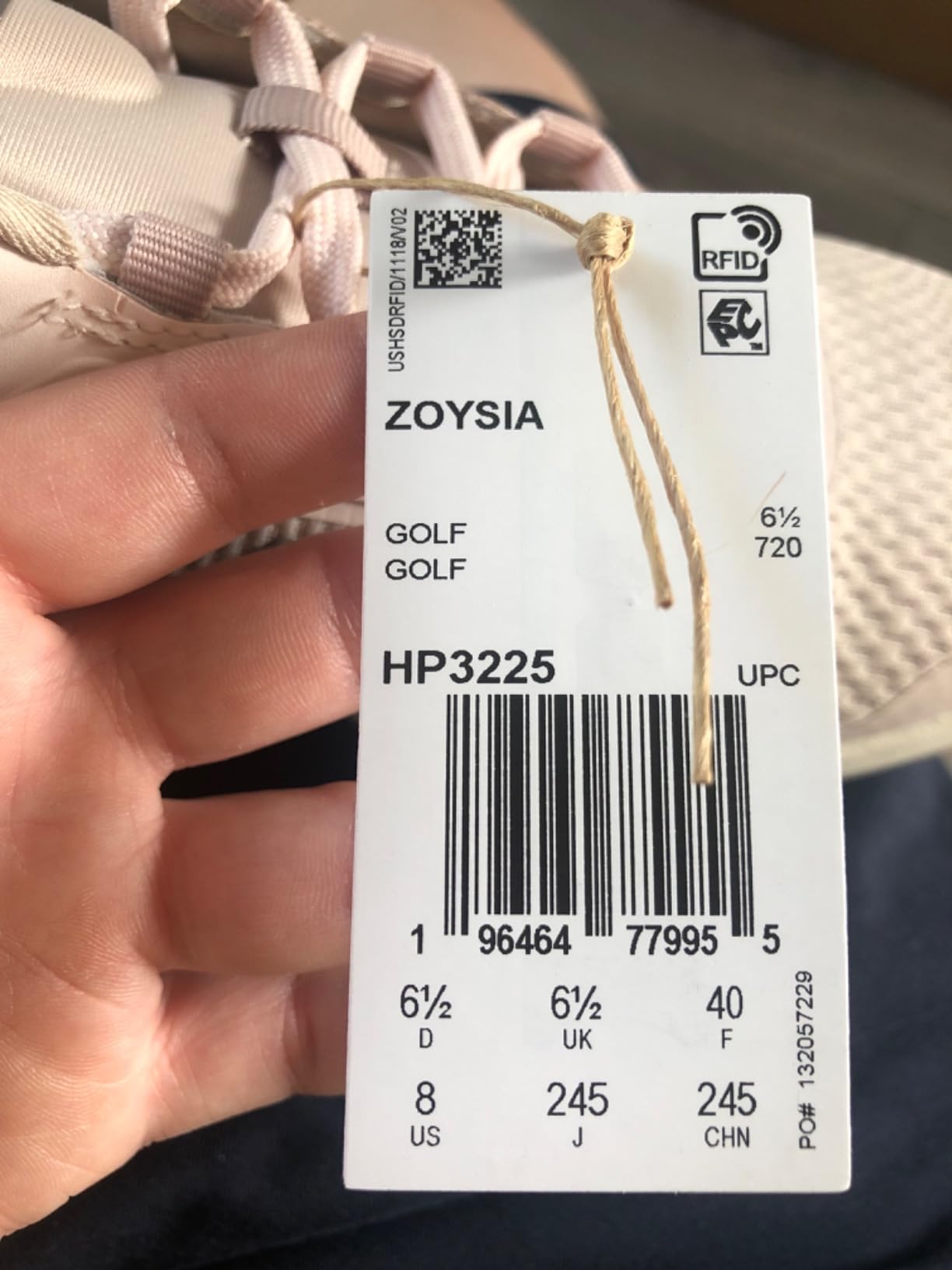 adidas Womens Zoysia Spikeless Golf Sneakers Shoes - White customer photo 1