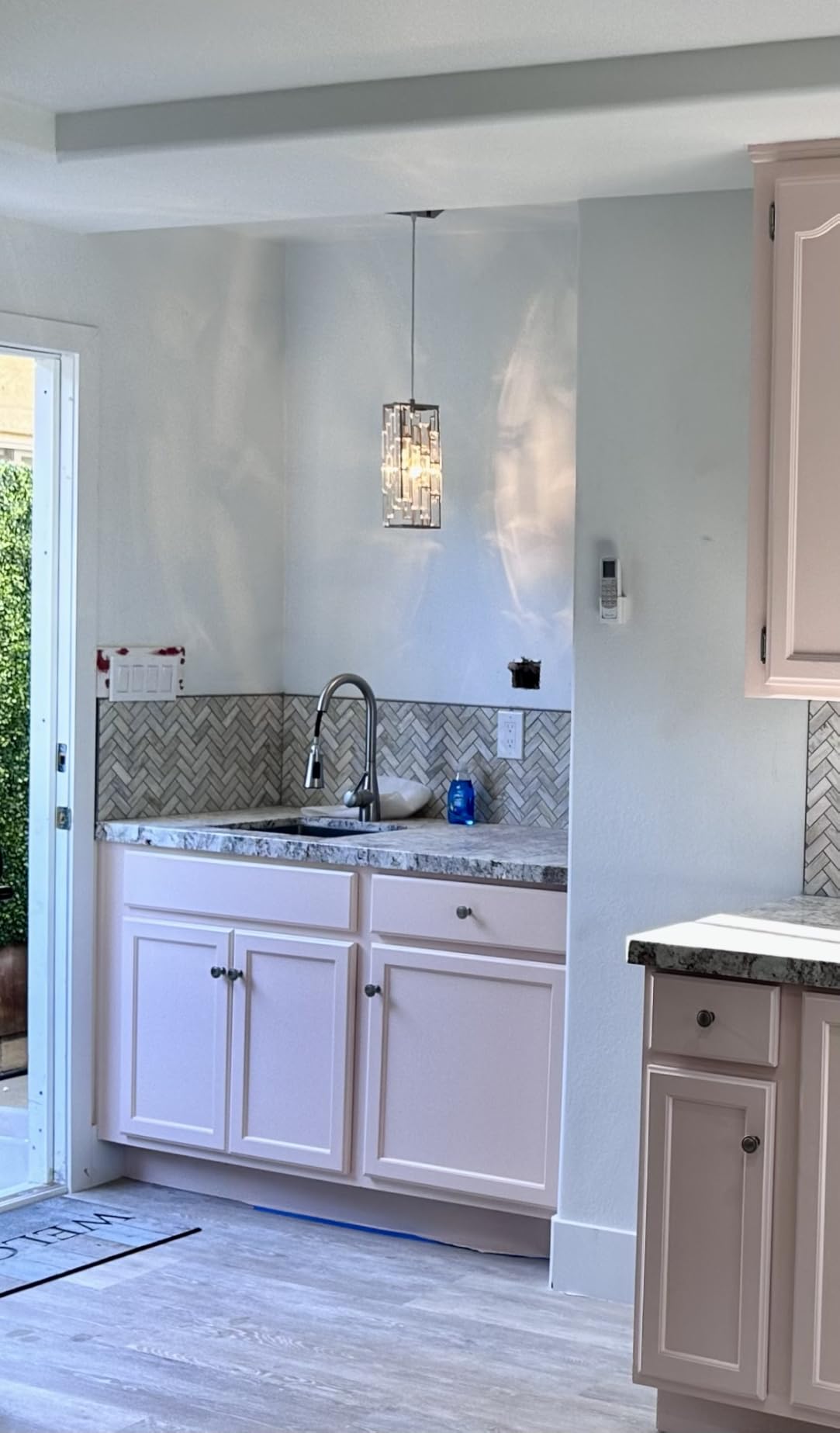 Black Pendant Lighting Modern Pendant Light, Mini Crystal Chandeliers, Adjustable Pendant Light Fixture for Kitchen Island Dinning Room Bedroom (3 Pack) customer photo 2