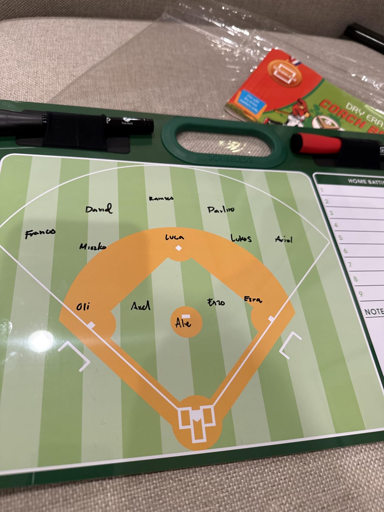 Football Dry Erase Board for Coaches 15x10.5 Double Sided Whiteboard Coaching Board Equipment Includes 2 White Board Markers for the Football Accessories the Perfect Coach Gifts customer photo 1