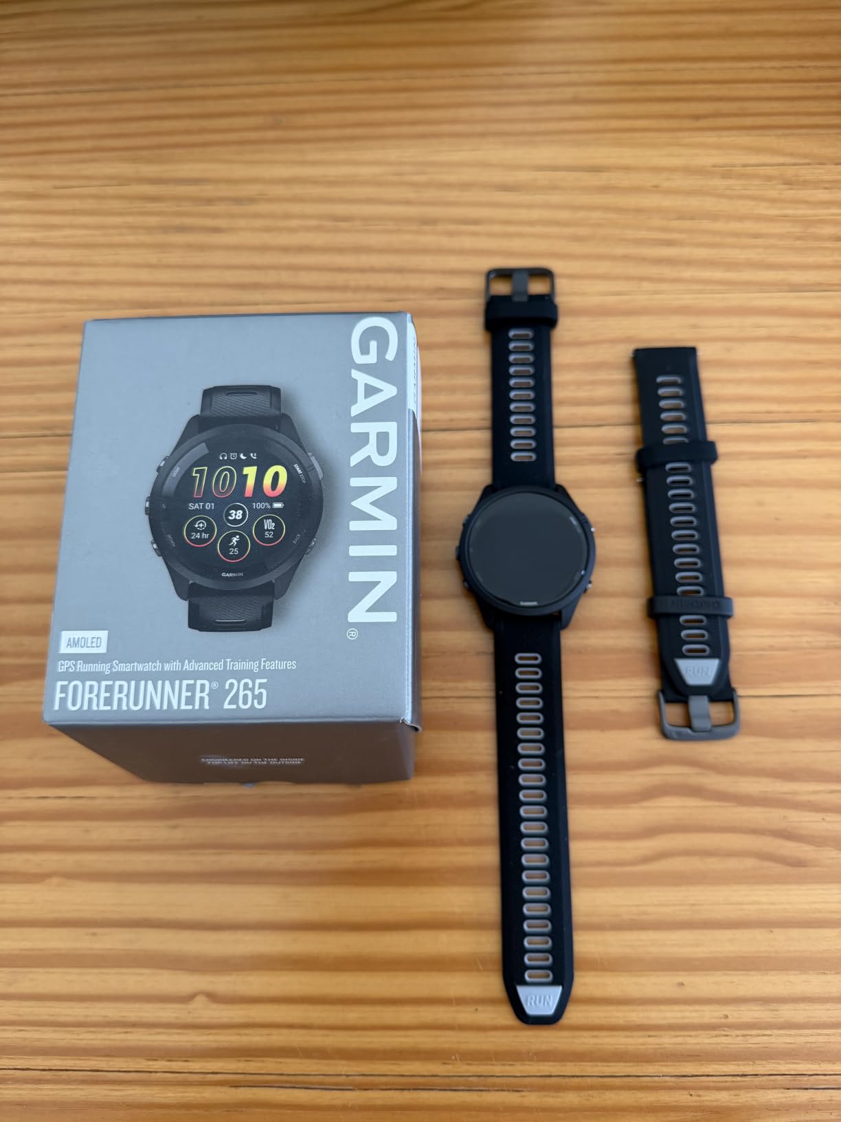 Garmin Forerunner 265S, Running Smartwatch, 42mm, Black/Amp Yellow | Advanced Training Metrics & Recovery Insights, Music On Your Wrist, Garmin Coach, Daily Suggested Workouts customer photo 1