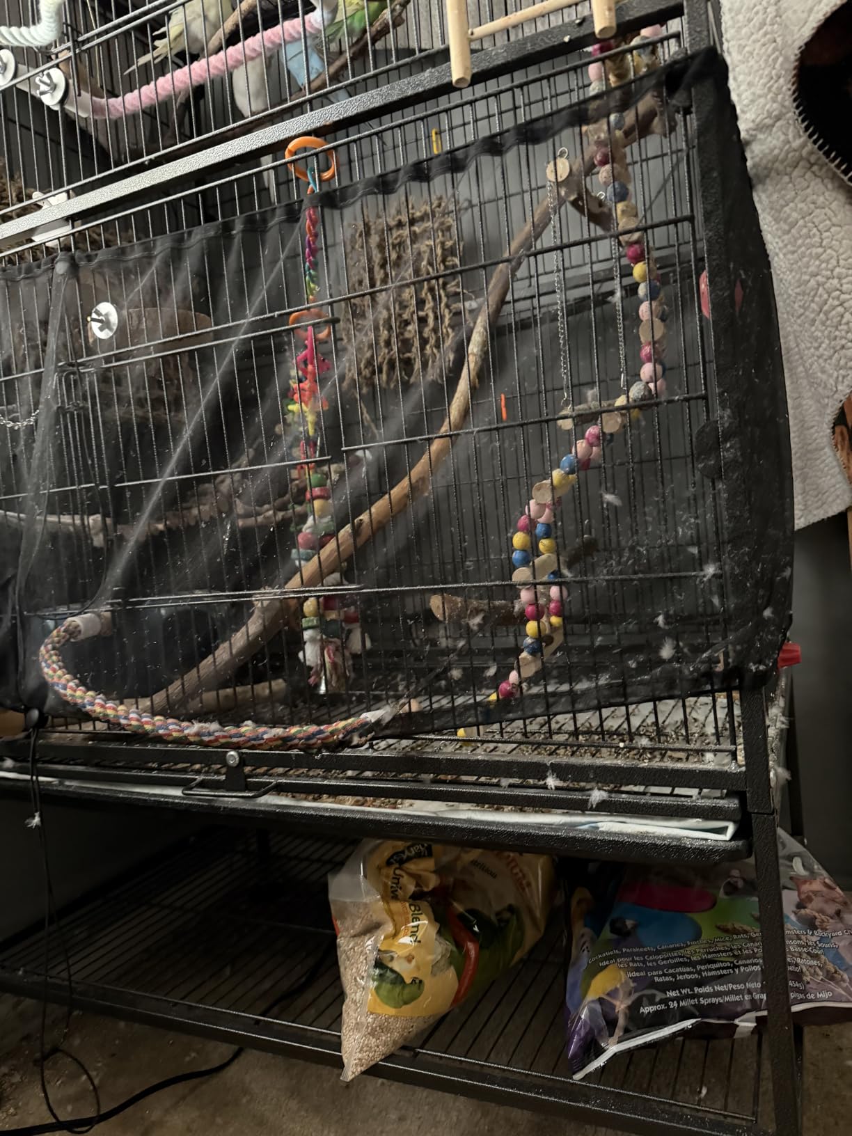 Yaheetech 60.5inch Extra Large Bird Cage Metal Parrot Cage Flight Cage for Cockatiels African Grey Quaker Green Cheek Sun Conure Medium Birds Parrots customer photo 1