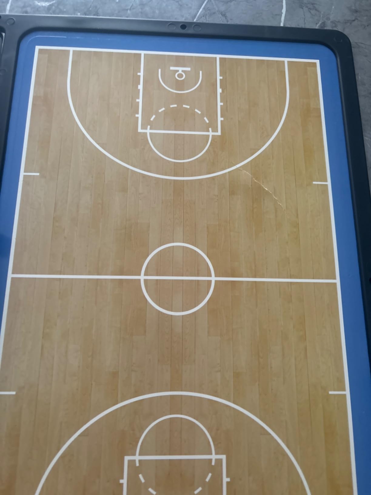 Dry Erase Basketball Clipboard for Coach, Premium Tactical Basketball Coaching Board, Double Sides Full & Half Court Dry Erase Board with Marker customer photo 2