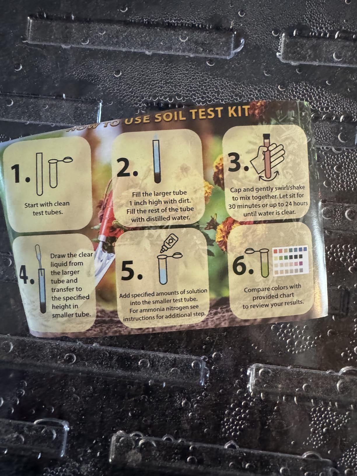 Soil Test Kit 140 Tests (2026 Updated Instructions) - pH, Nitrogen, Phosphorus, Potassium & Ammonia - Garden, Lawn & Plant Soil Tester Kit for Accurate Fertility Analysis customer photo 2