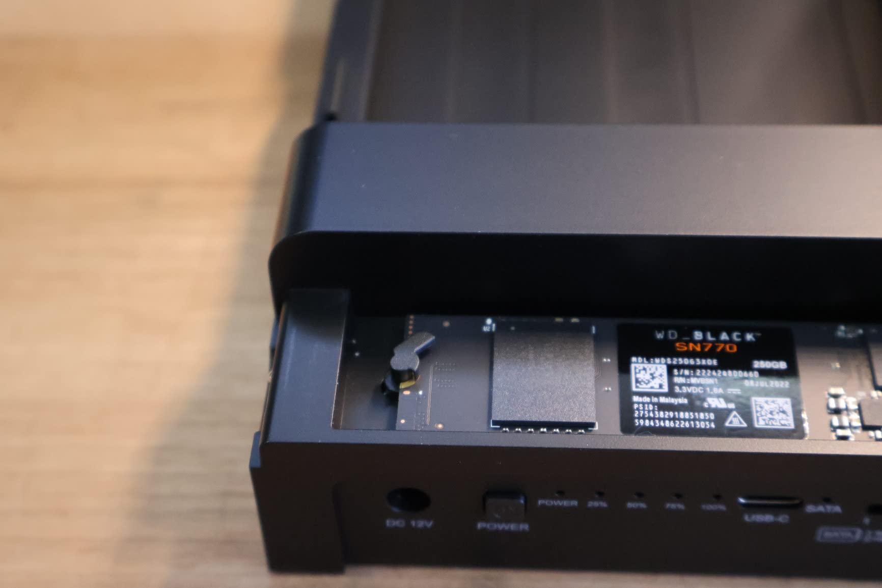 SABRENT USB-C Lay Flat Docking Station - NVMe M.2 + SATA 2.5