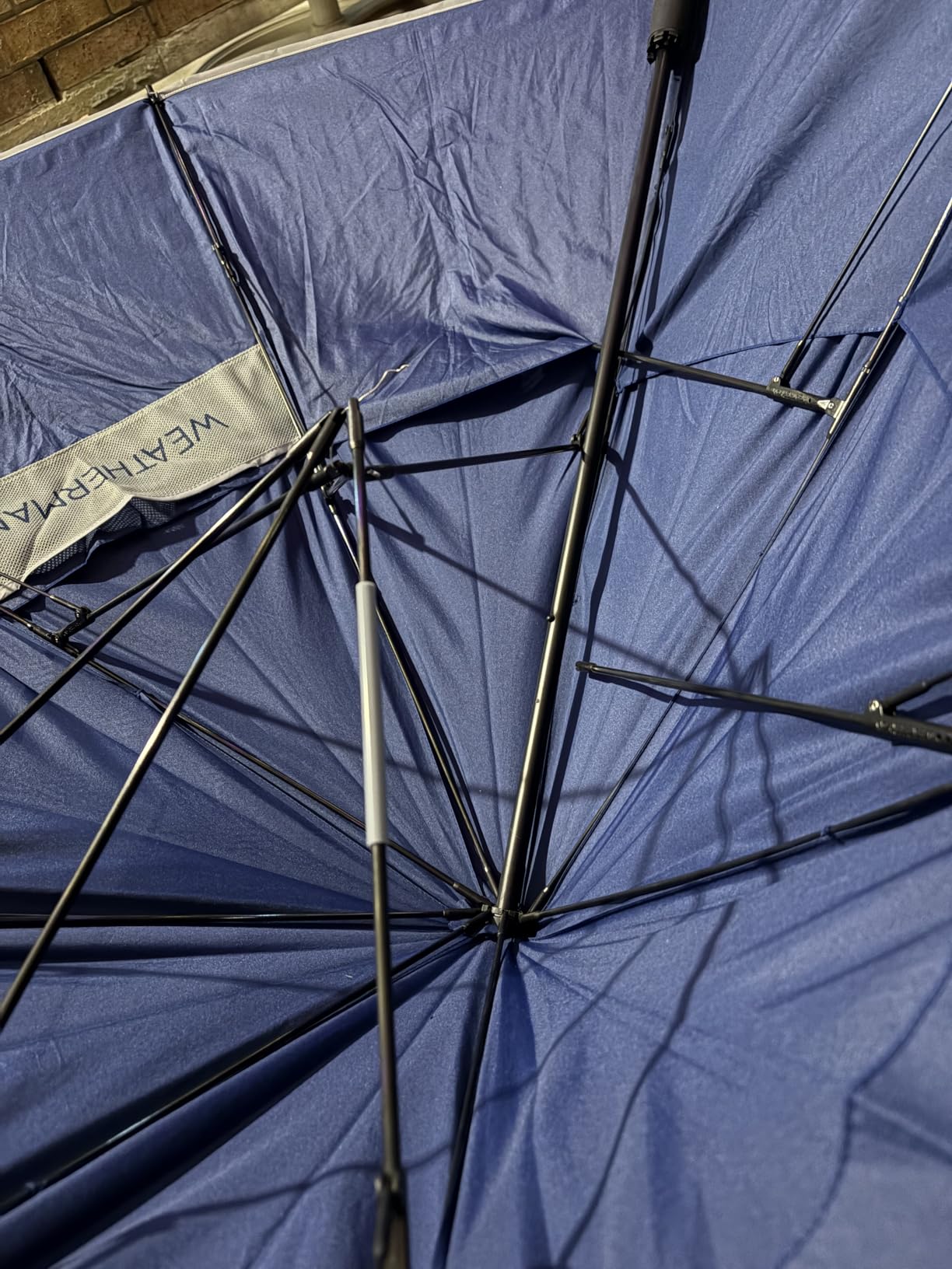 Weatherman Umbrella - Golf Umbrella - Windproof Sports Umbrella Resists Up to 55 MPH Winds - Available in 2 Sizes and 5 Colors customer photo 1