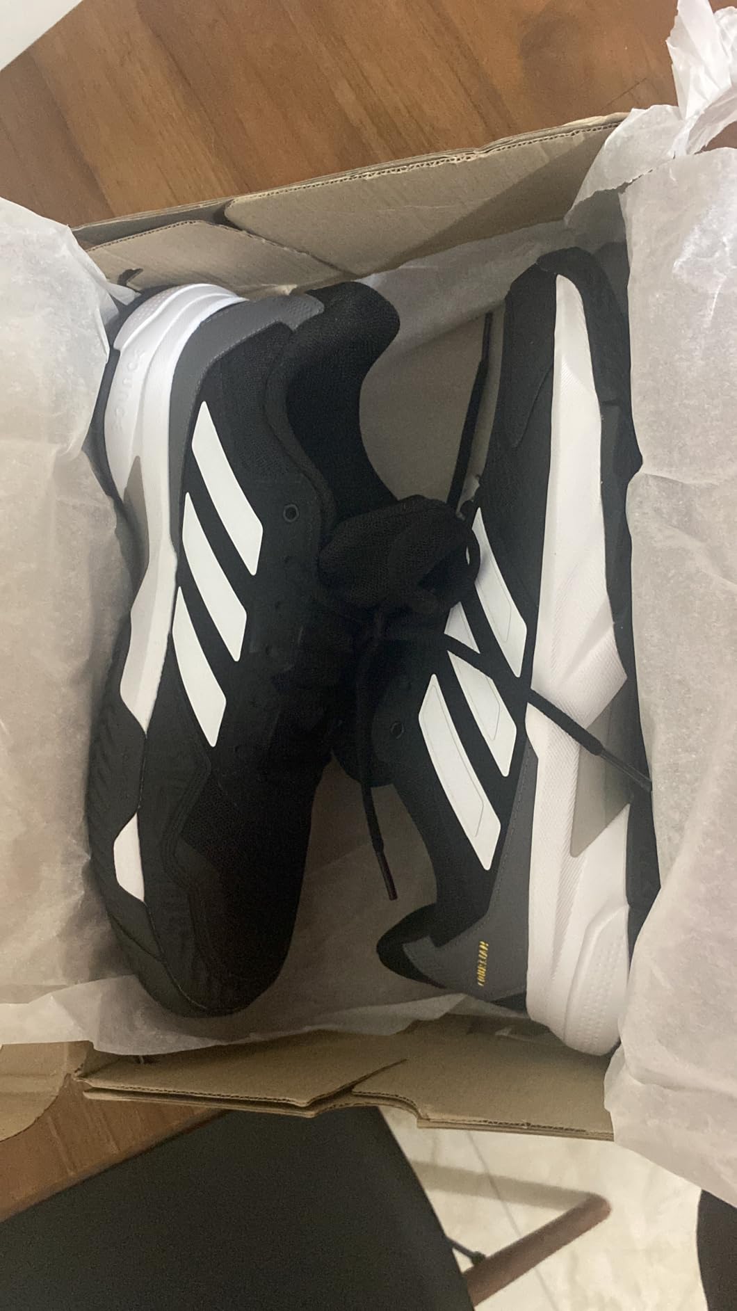 adidas Mens Courtjam Control 3 Tennis Sneakers Shoes - Blue customer photo 2